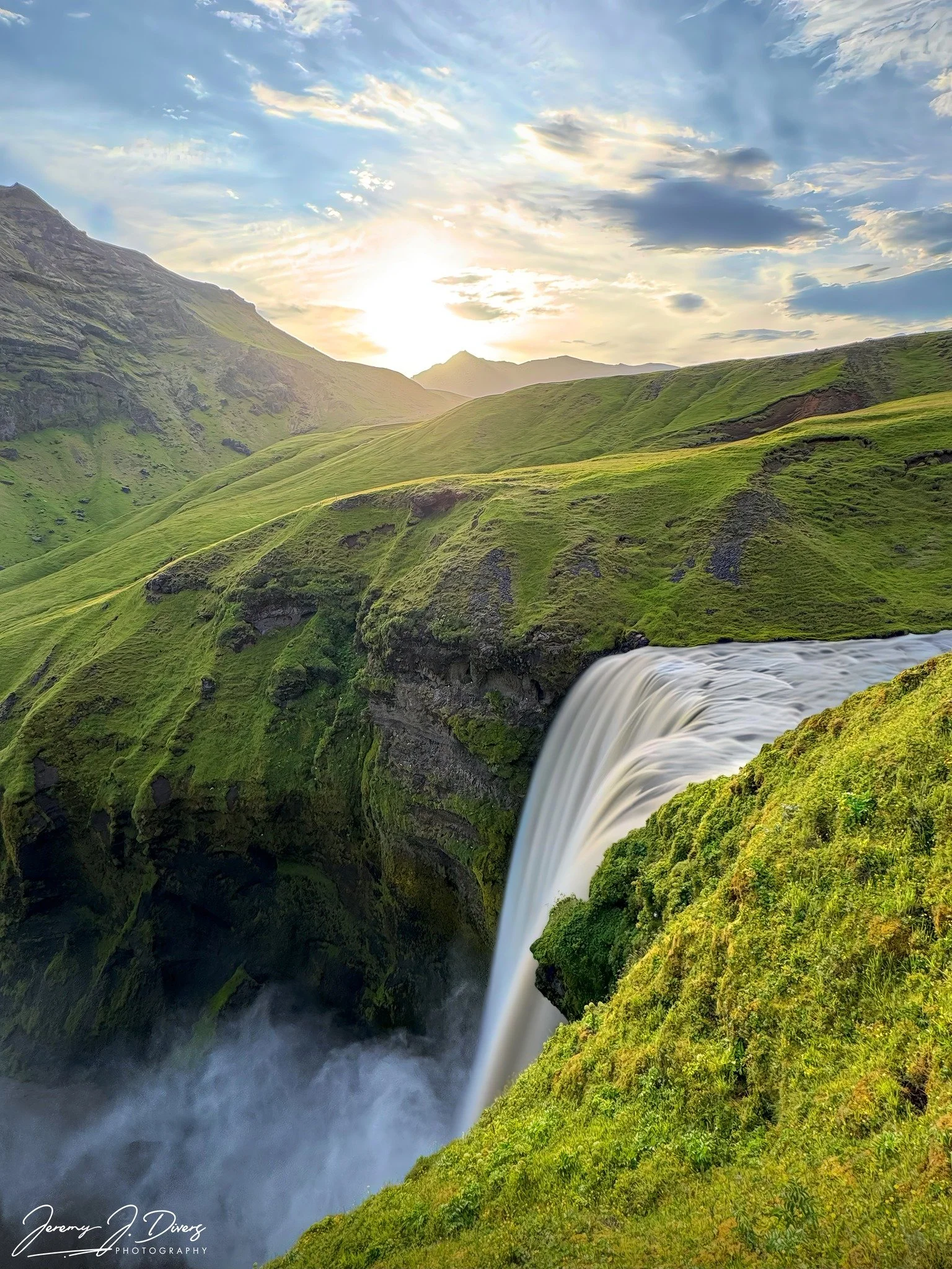 "On Top of Skogafoss" Near Skógar, Iceland