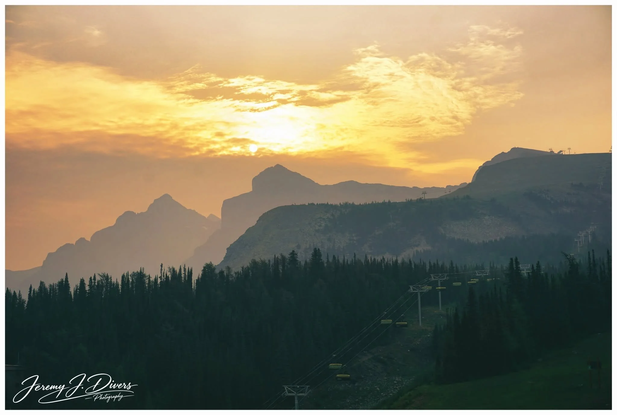 "Into the Golden Horizon" Banff National Park, Alberta, Canada