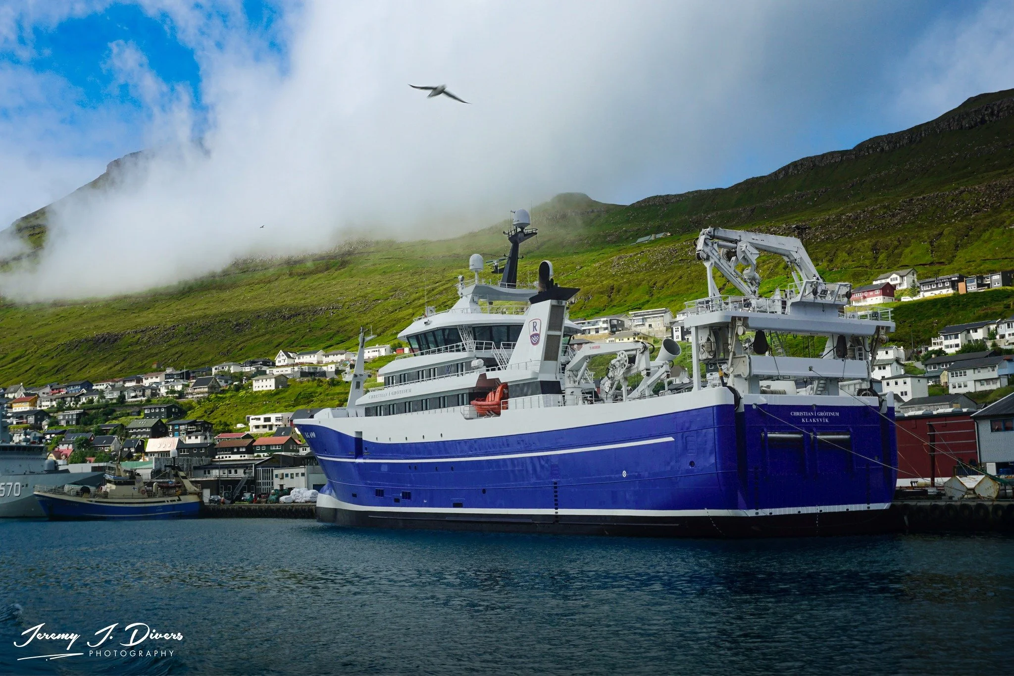 "Port of Syðradalur" (A) Faroe Islands