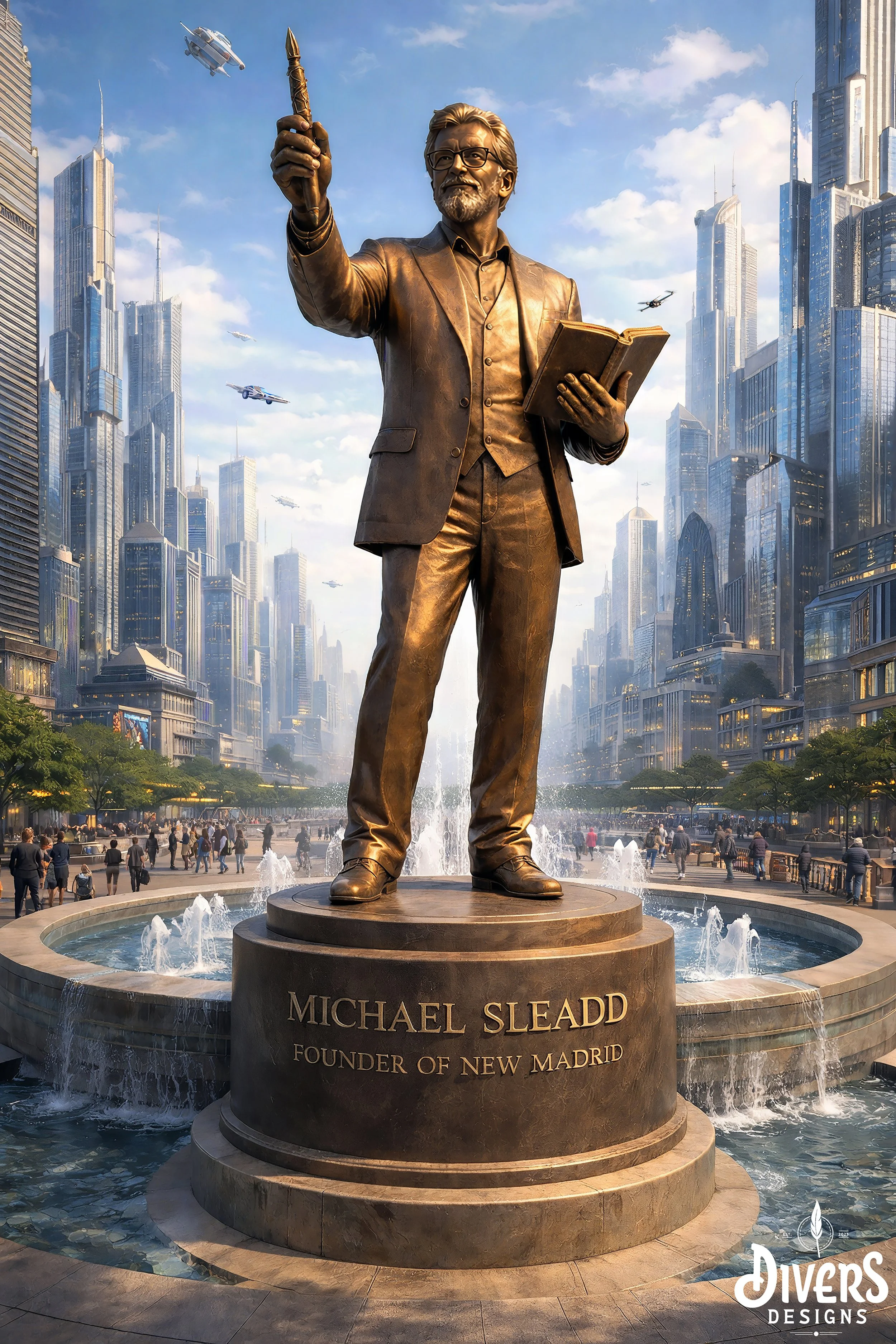 "Michael Sleadd Founder of New Madrid"