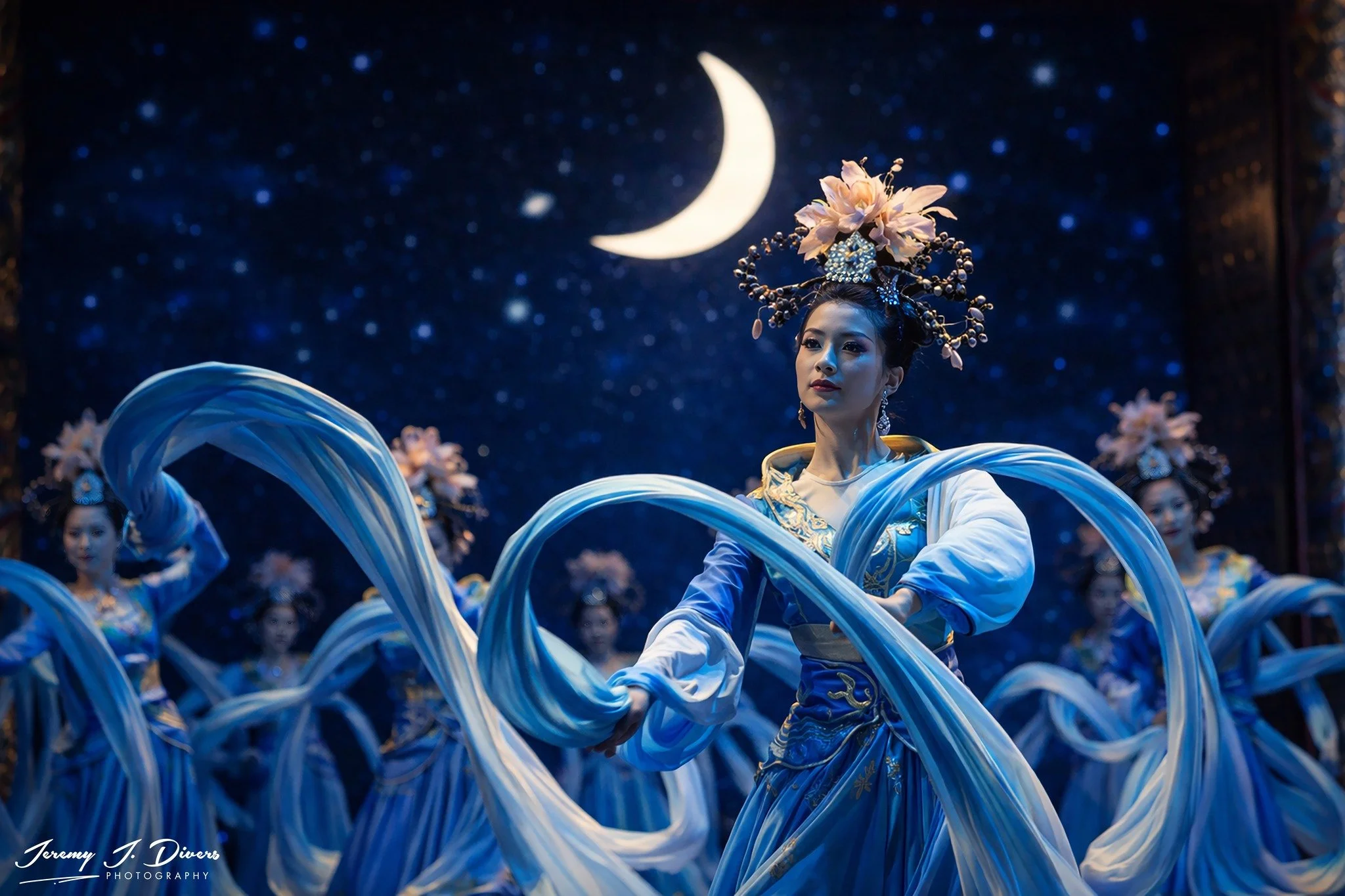 "Blue Moon Dancers" (B) Tang Dynasty Show,  Xian, China 