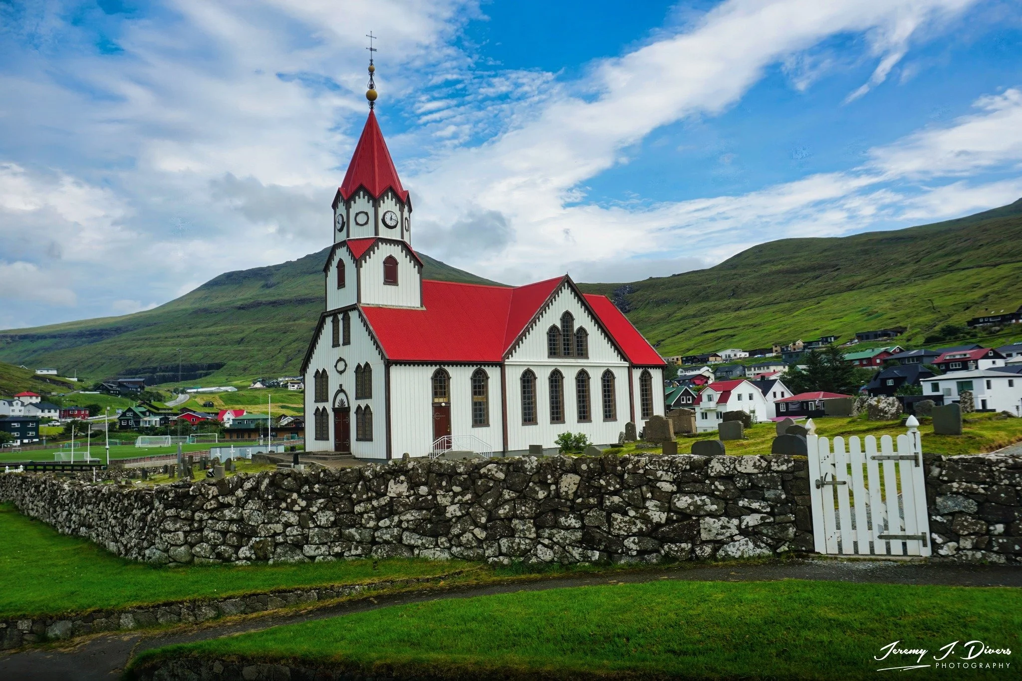 "Sandavágur Church" Sandavágur, Faroe Islands