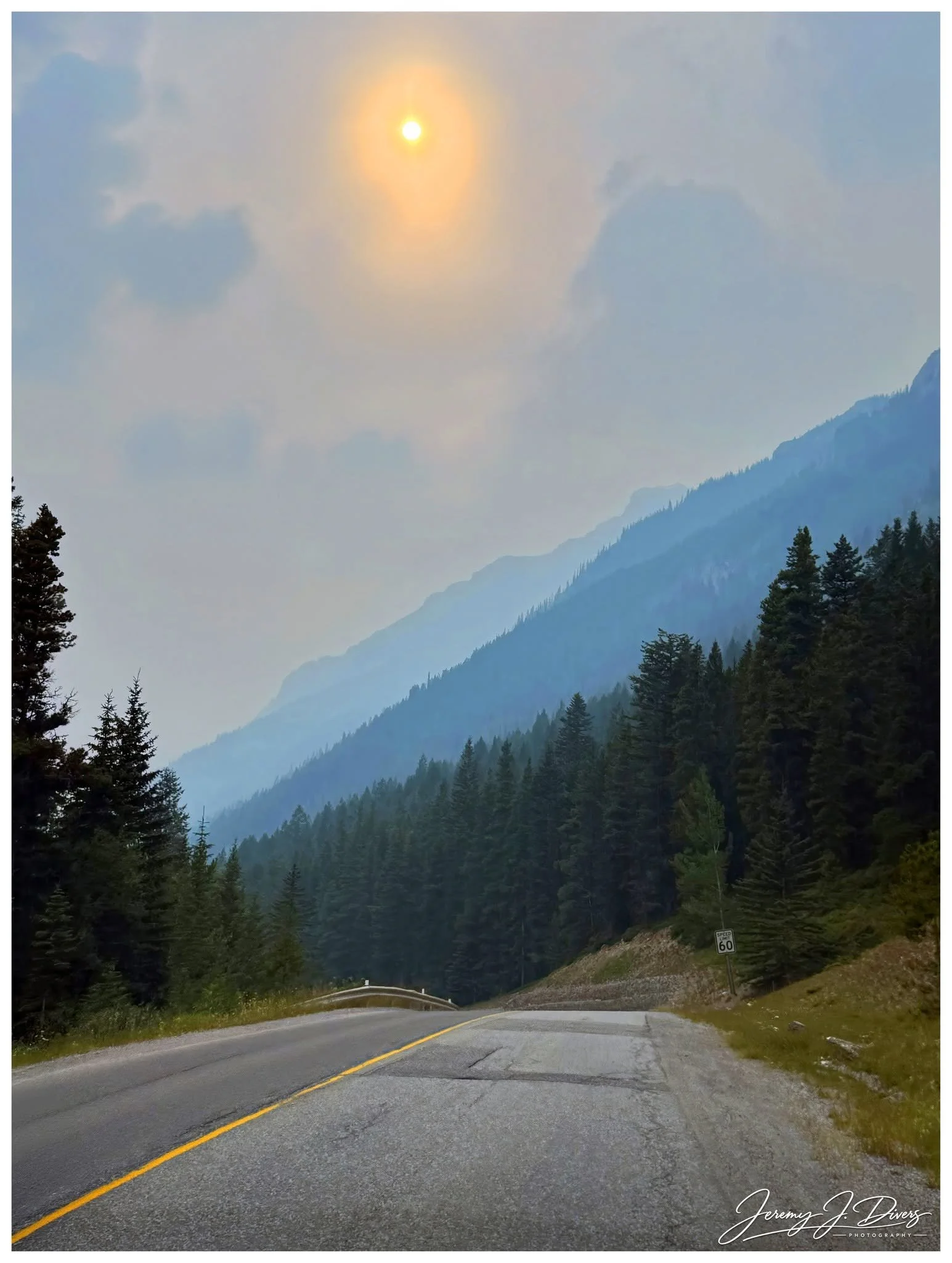 "Into the Mountain Haze" Banff National Park, Alberta, Canada