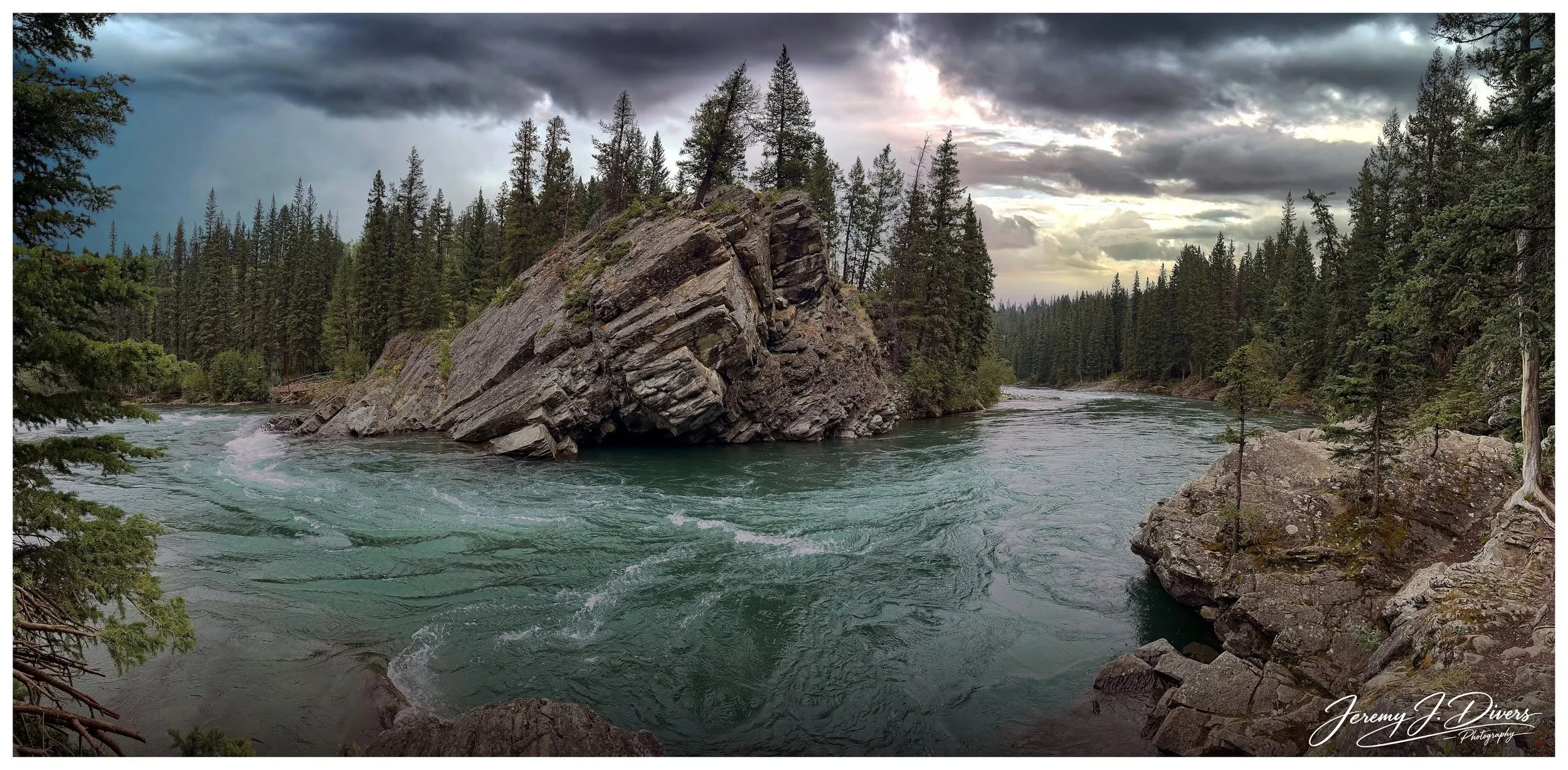 "The River’s Divide" Banff National Park, Alberta, Canada