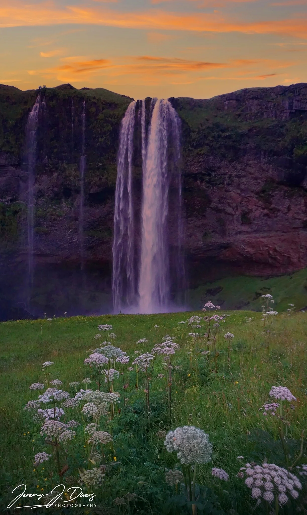 "Seljalandsfoss Sunset" (C) Iceland