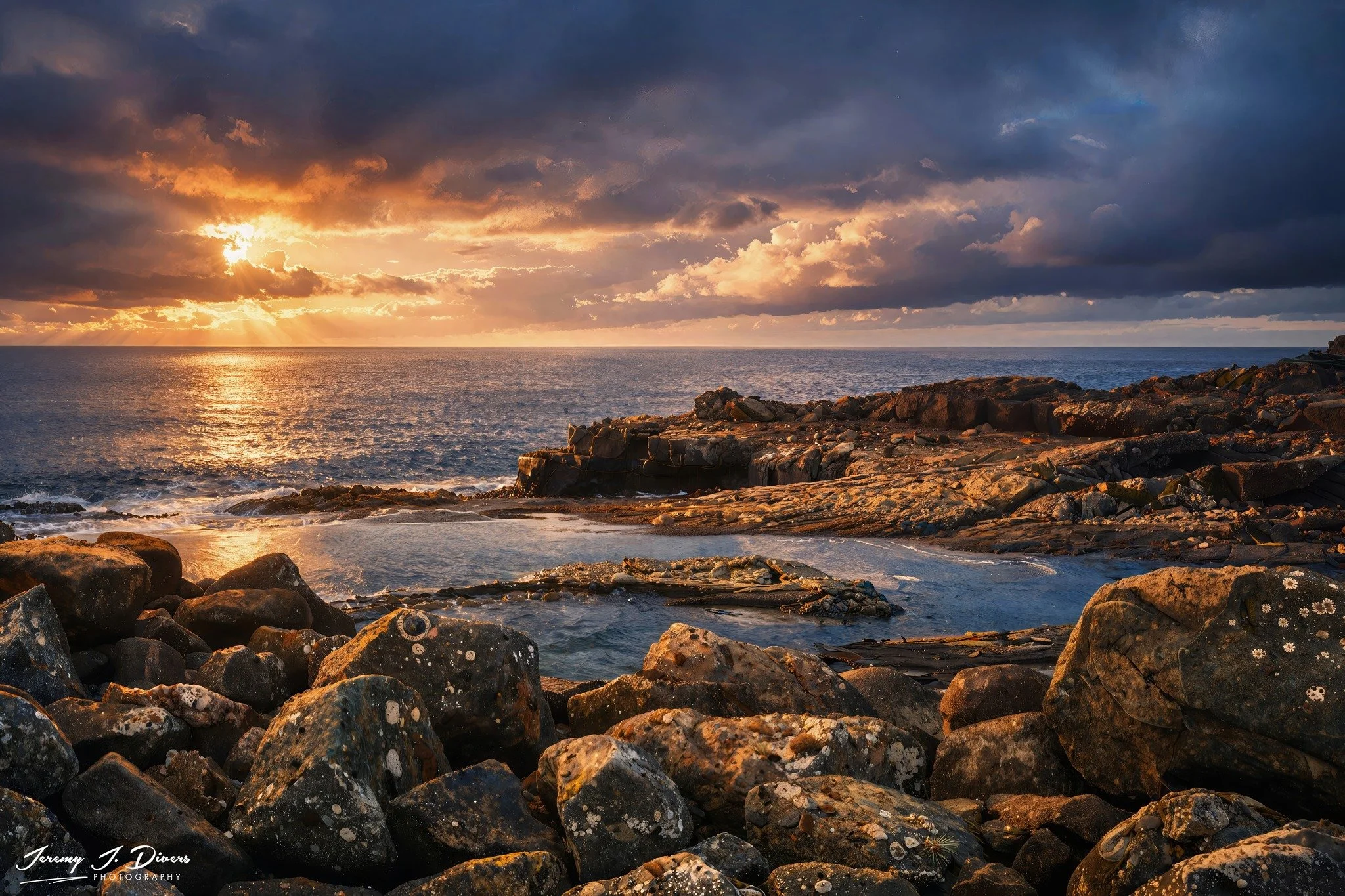 “Last Light on the Stone Shore” Sørvágsvatn, Faroe Islands