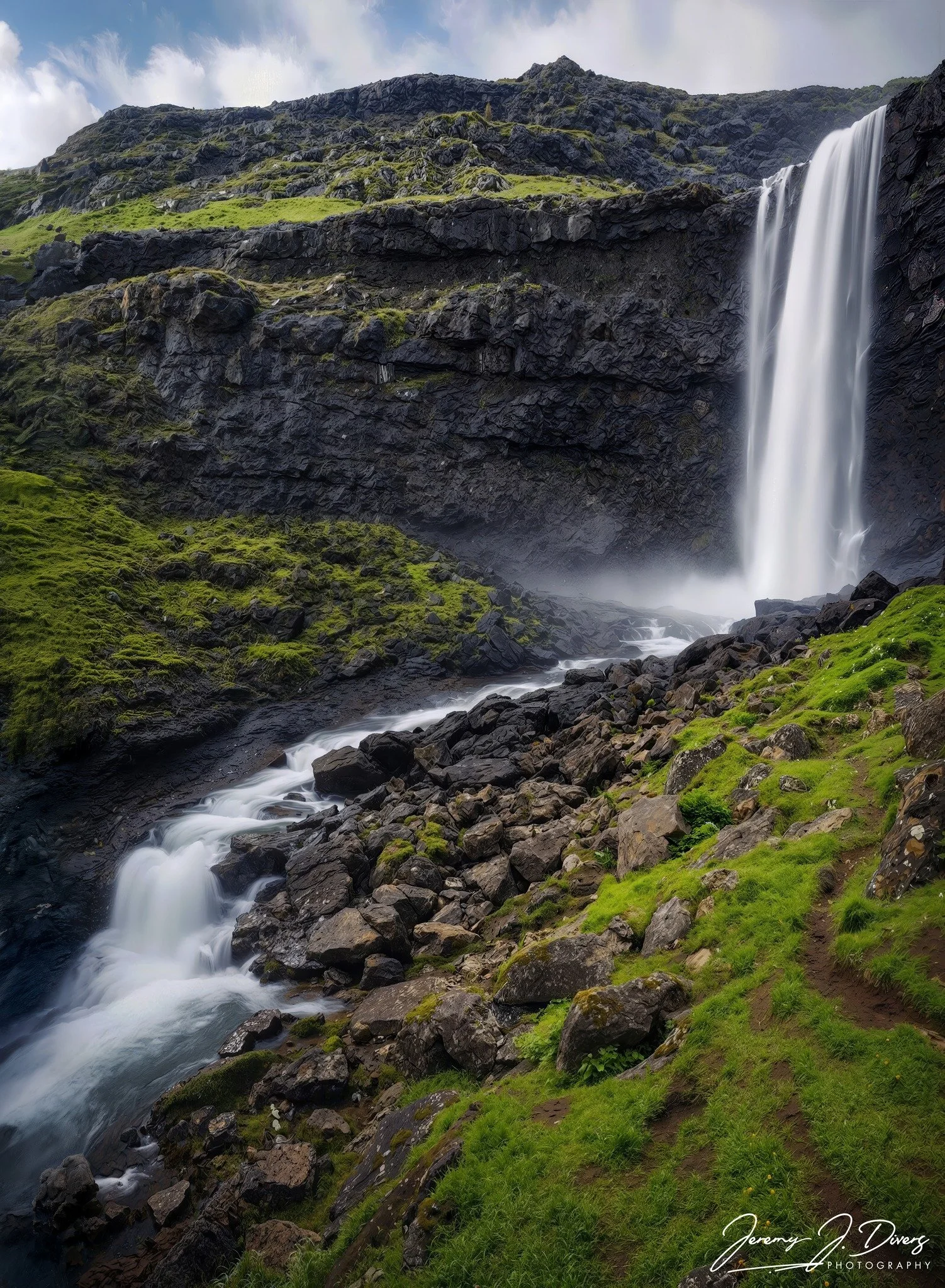 "The Quiet Fall" Streymoy Island, Faroe Islands