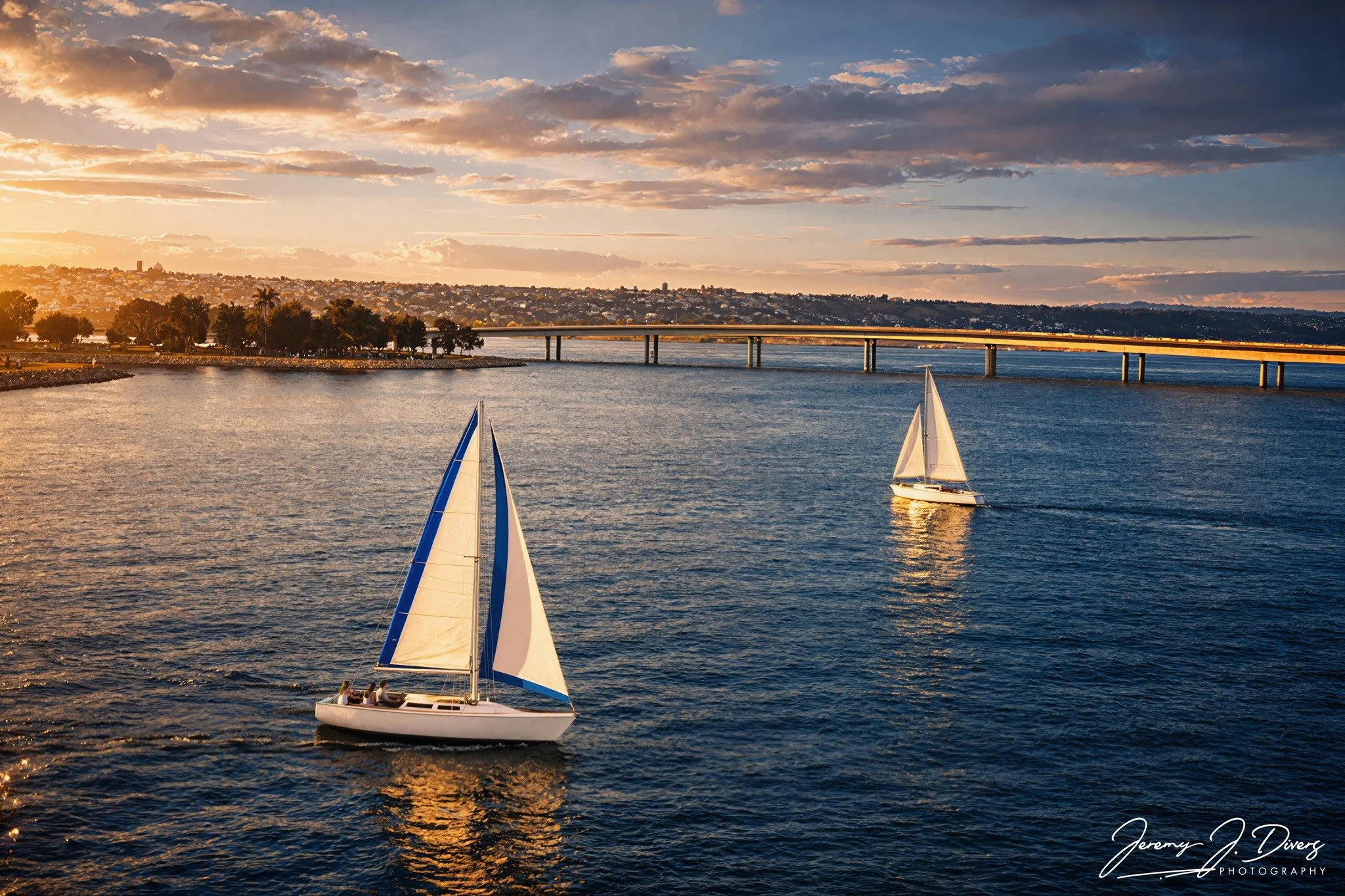 "Sailboats of San Diego" San Diego, California