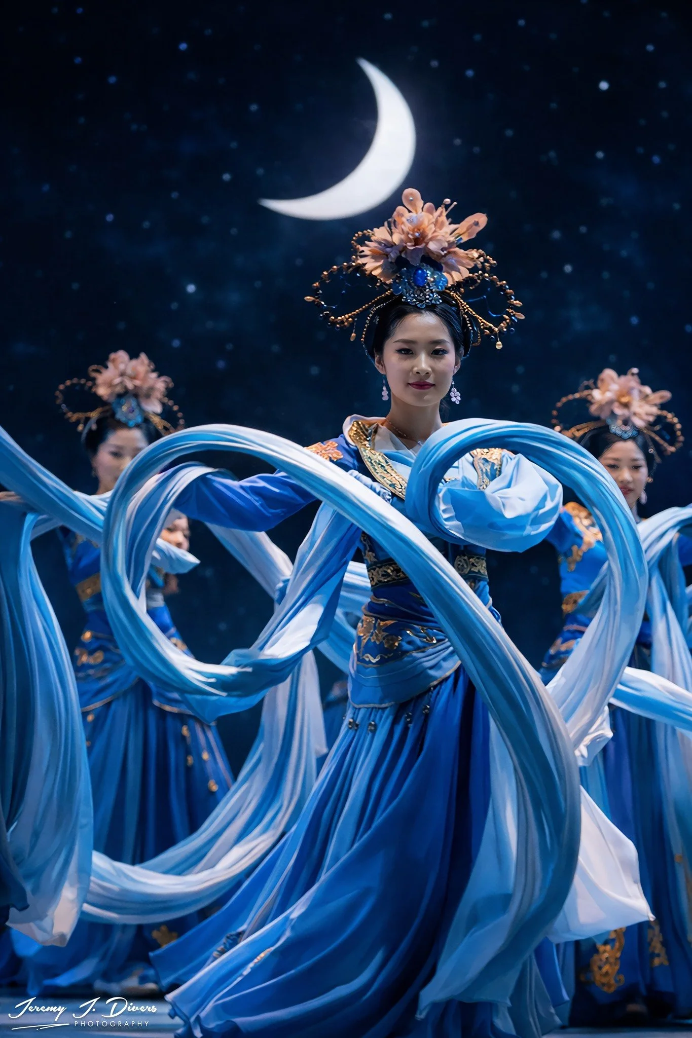 "Blue Moon Dancers" (C) Tang Dynasty Show,  Xian, China 