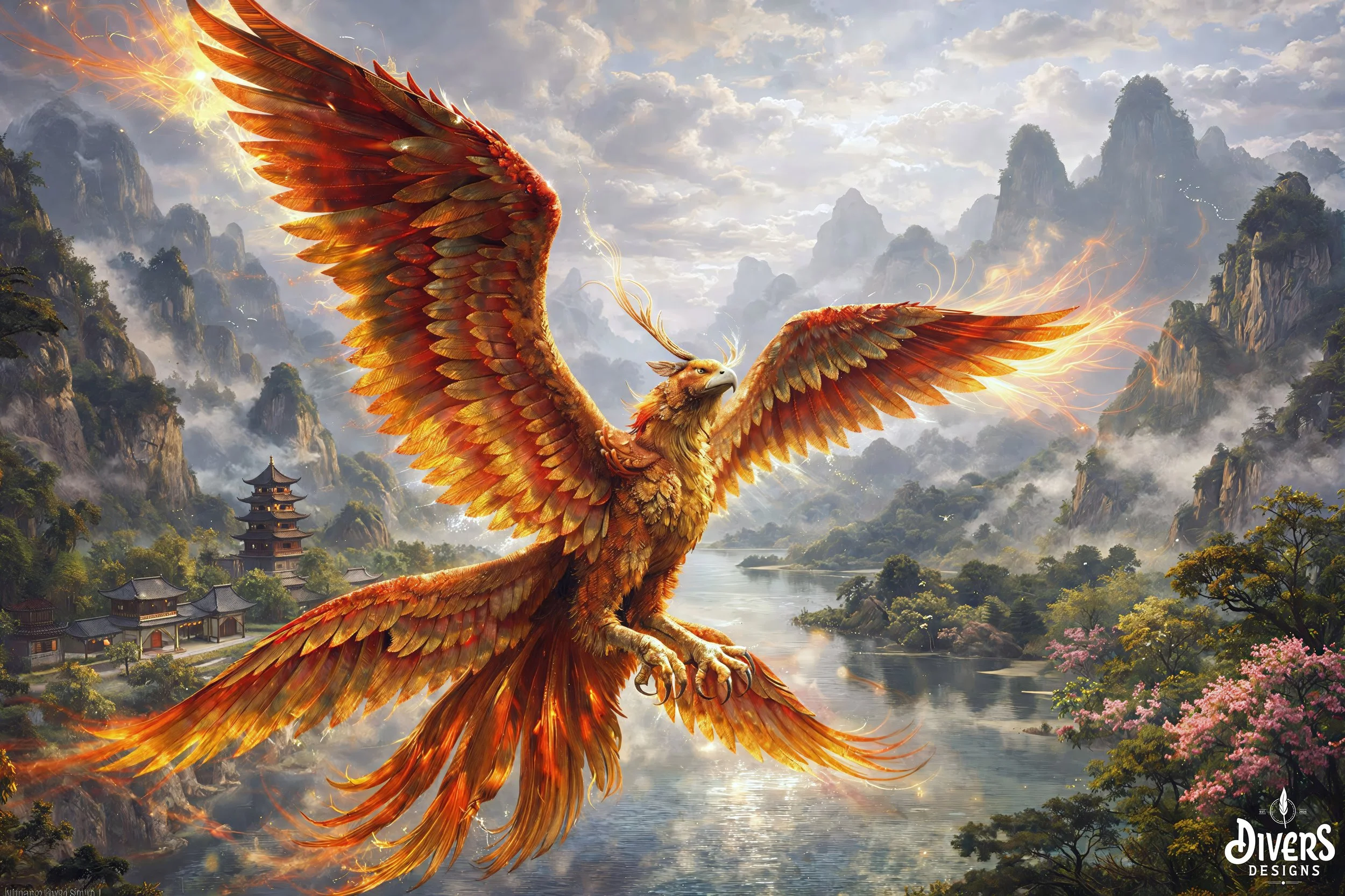 "Fenghaung" (Chinese Mythology Series)