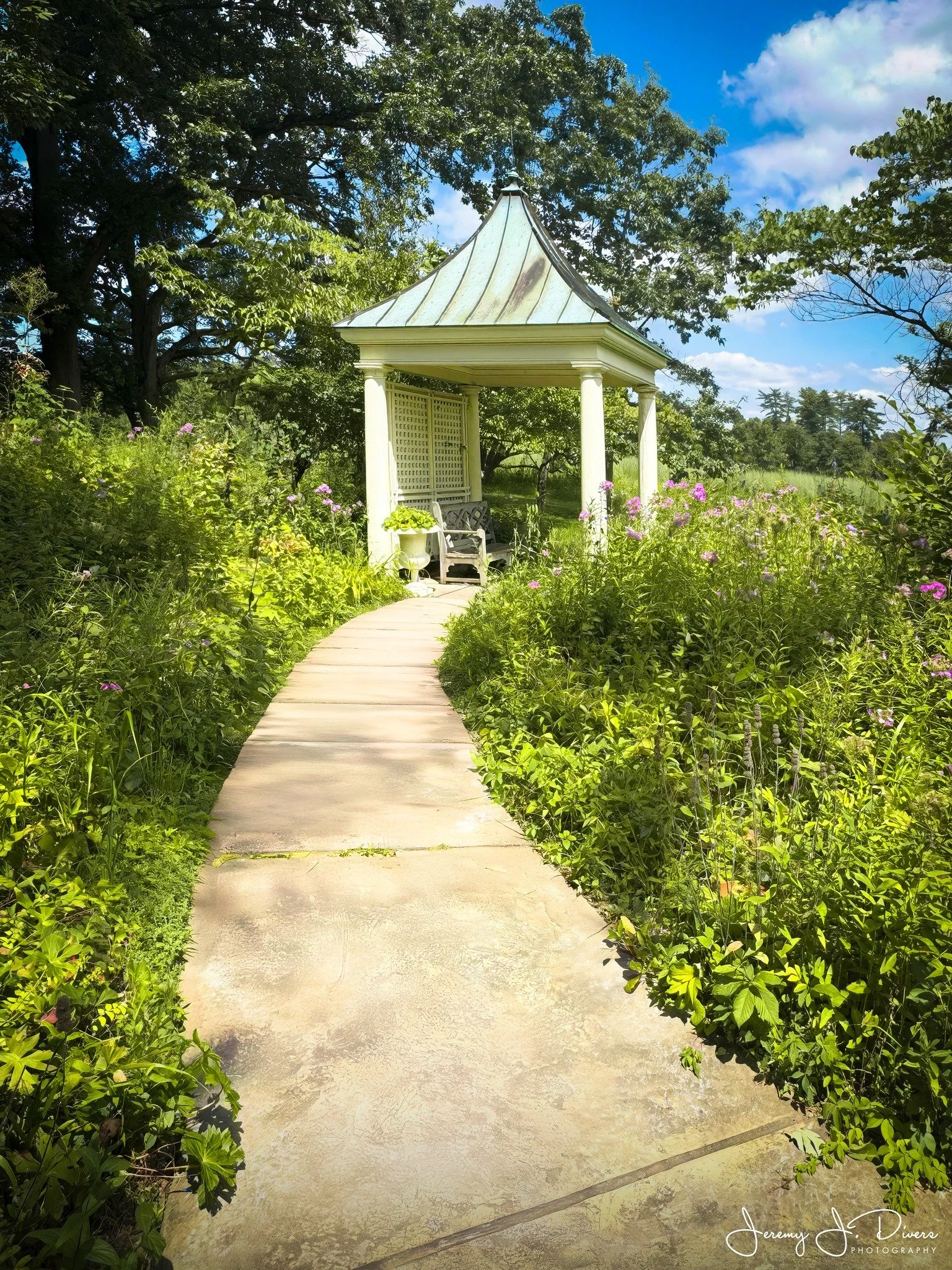 "Gazeebo Along a Path" Shaw Nature Reserve, Gray Summit, MO