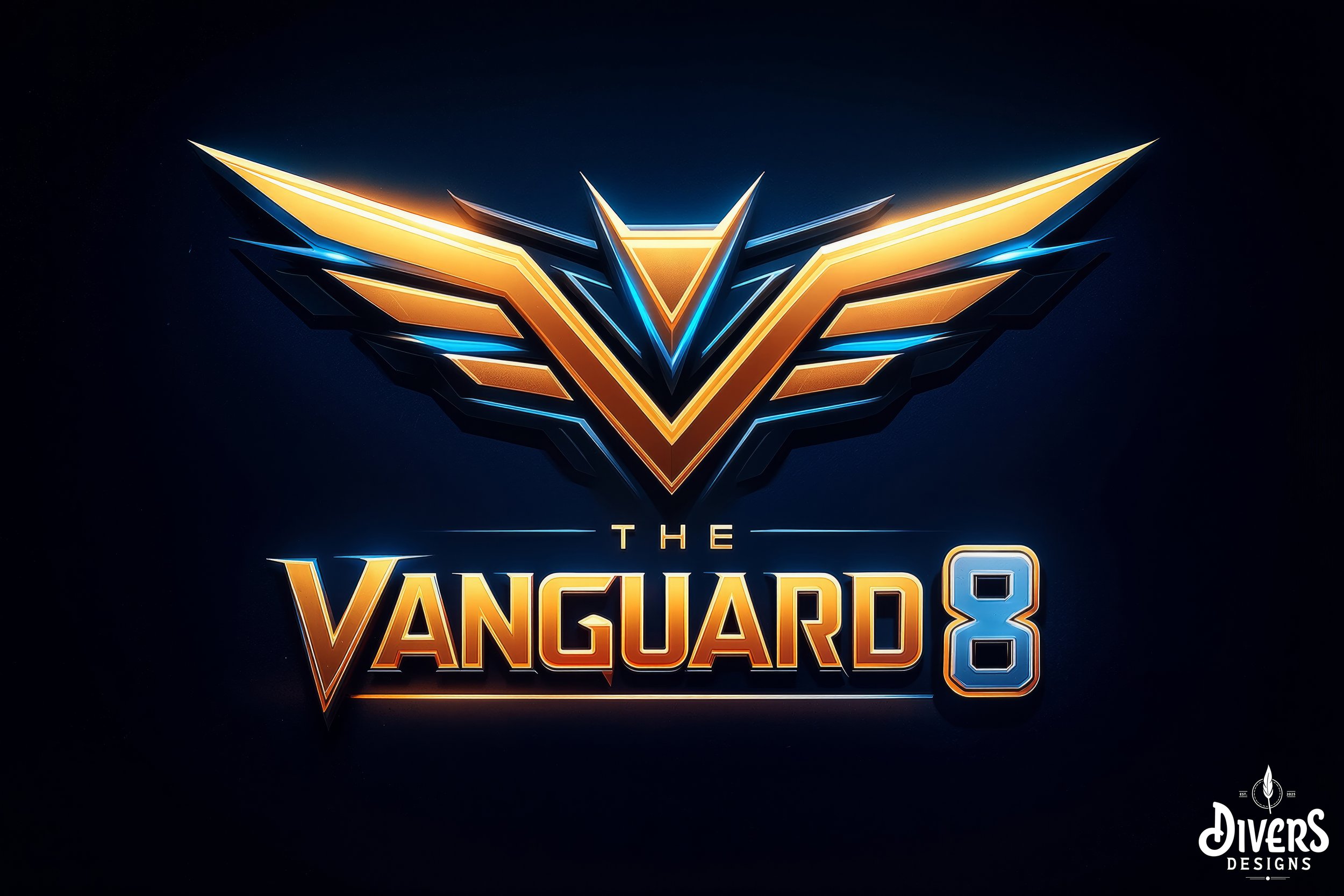 "The Vanguard 8" (The Grappler, Killer Bee, Power House, Breeze, Hydrosity, Kinetic, Quick Shot and Iron Goliath)