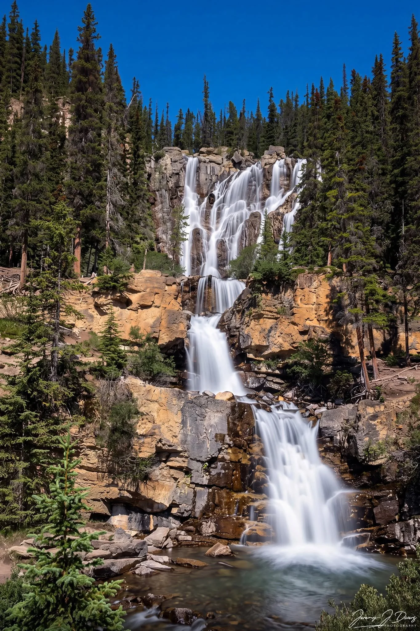 "Tangle Creek Falls" Jasper National Park, Alberta, Canada