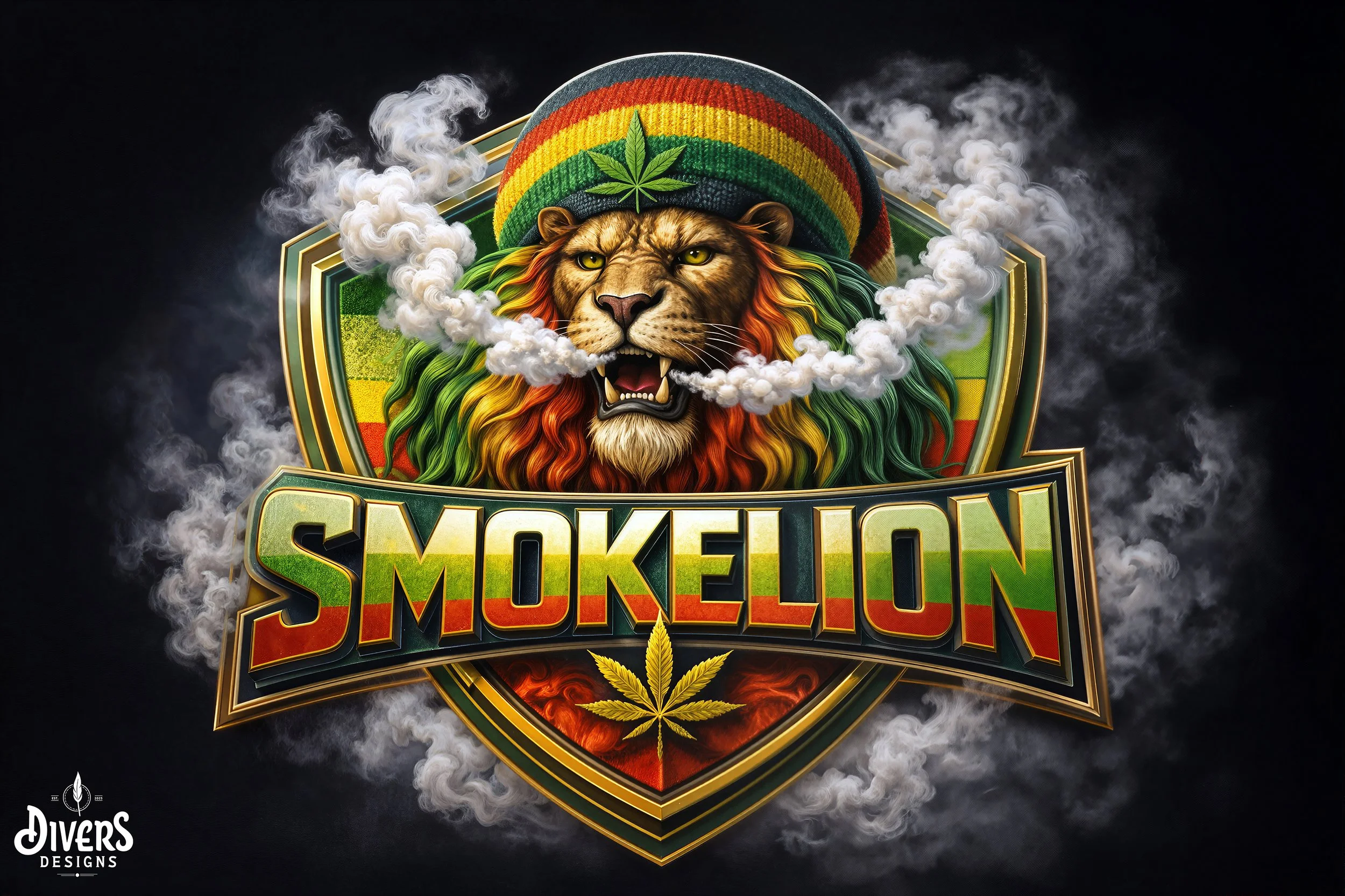 "Smoke Lion Logo"