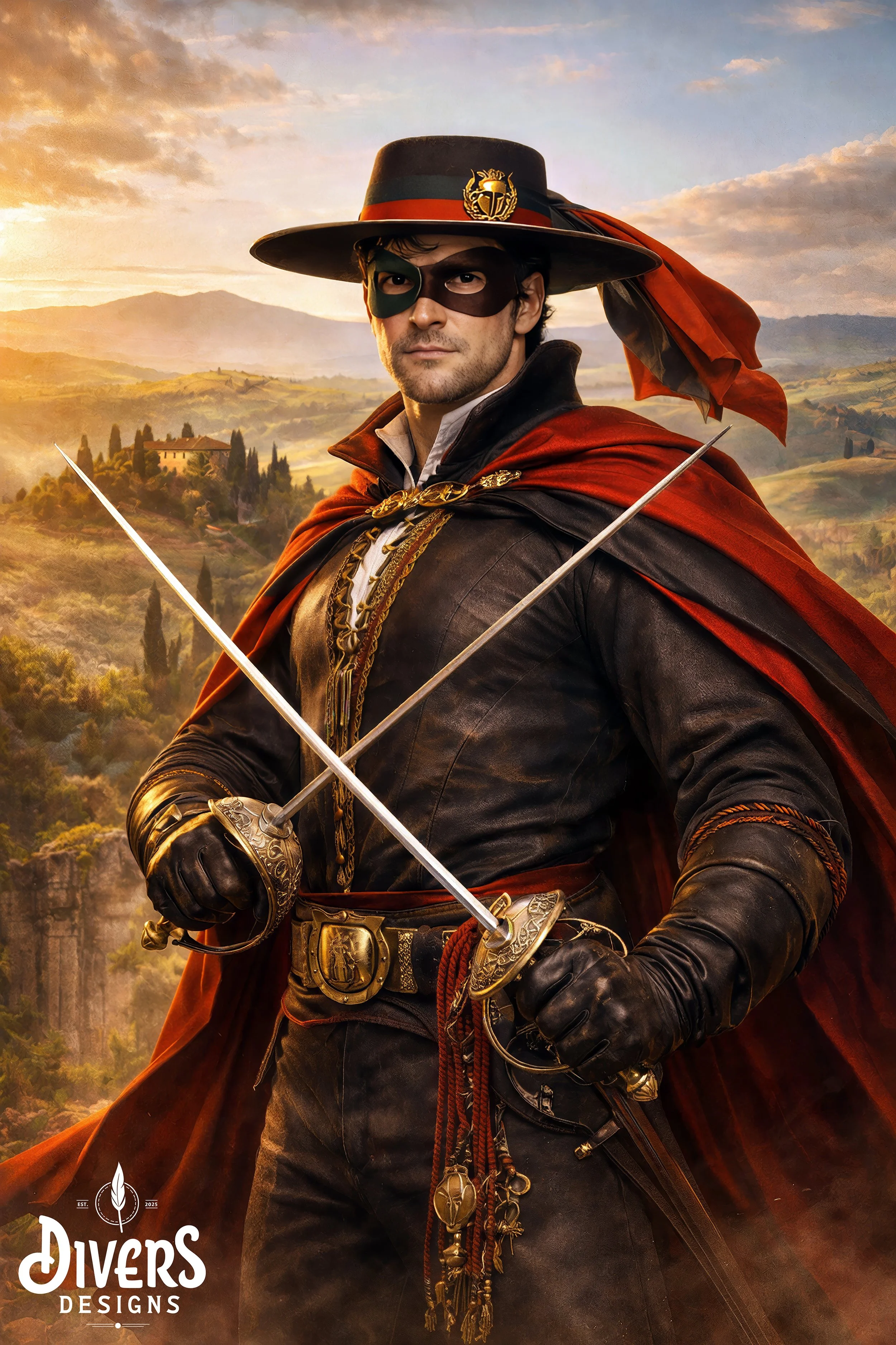 "Falco Cremisi The Crimson Falcon"