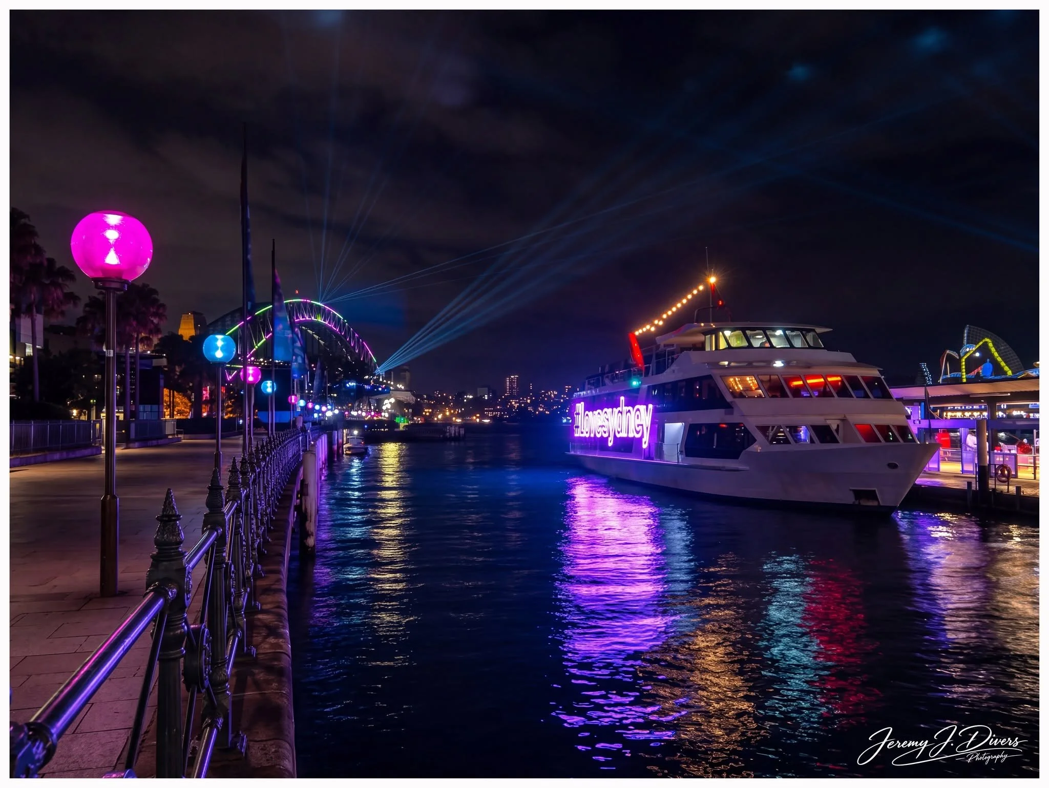 “Neon Nights on the Harbor” Sydney, Australia