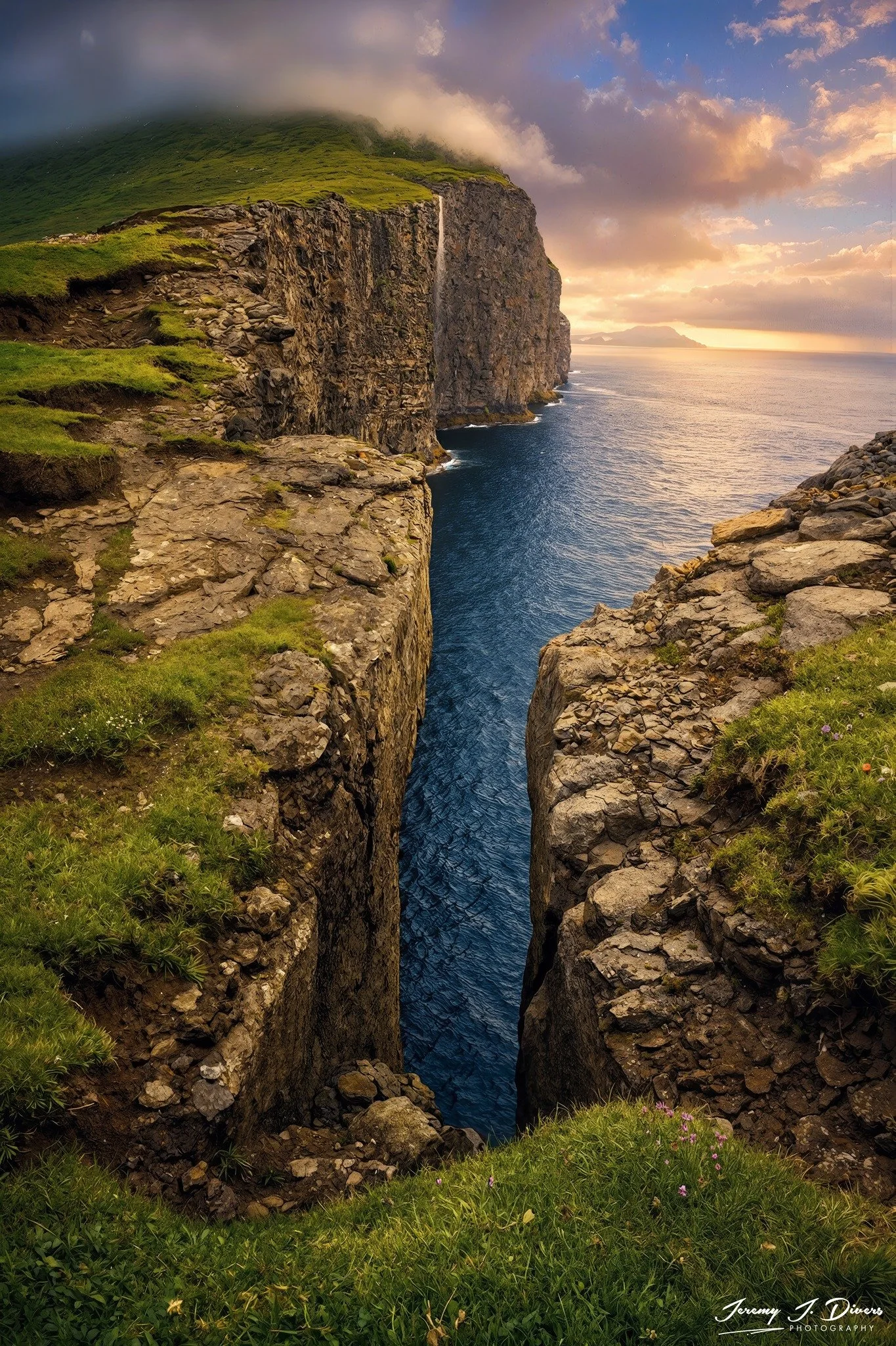 “Where the Earth Breaks into the Sea” Sørvágsvatn, Faroe Islands
