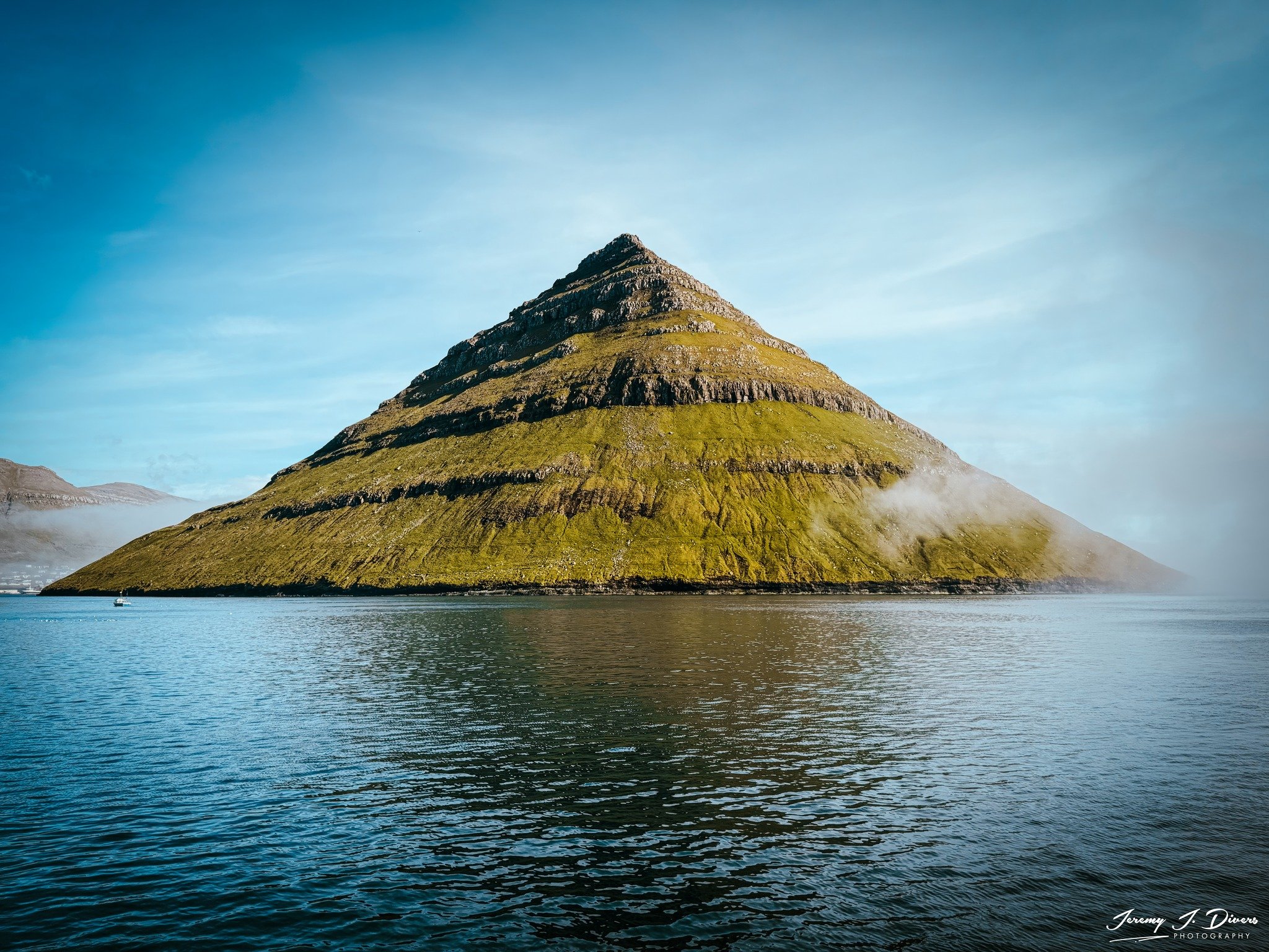 "The Emerald Pyramid" Kunoy island, Faroe Islands