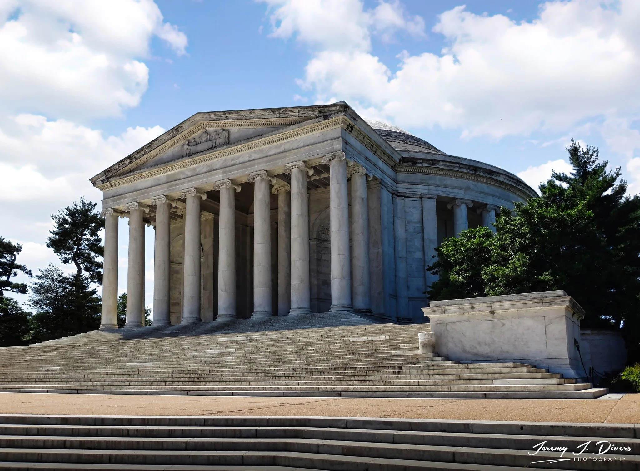 "Sunny Day at the Jefferson Memorial" Washington DC