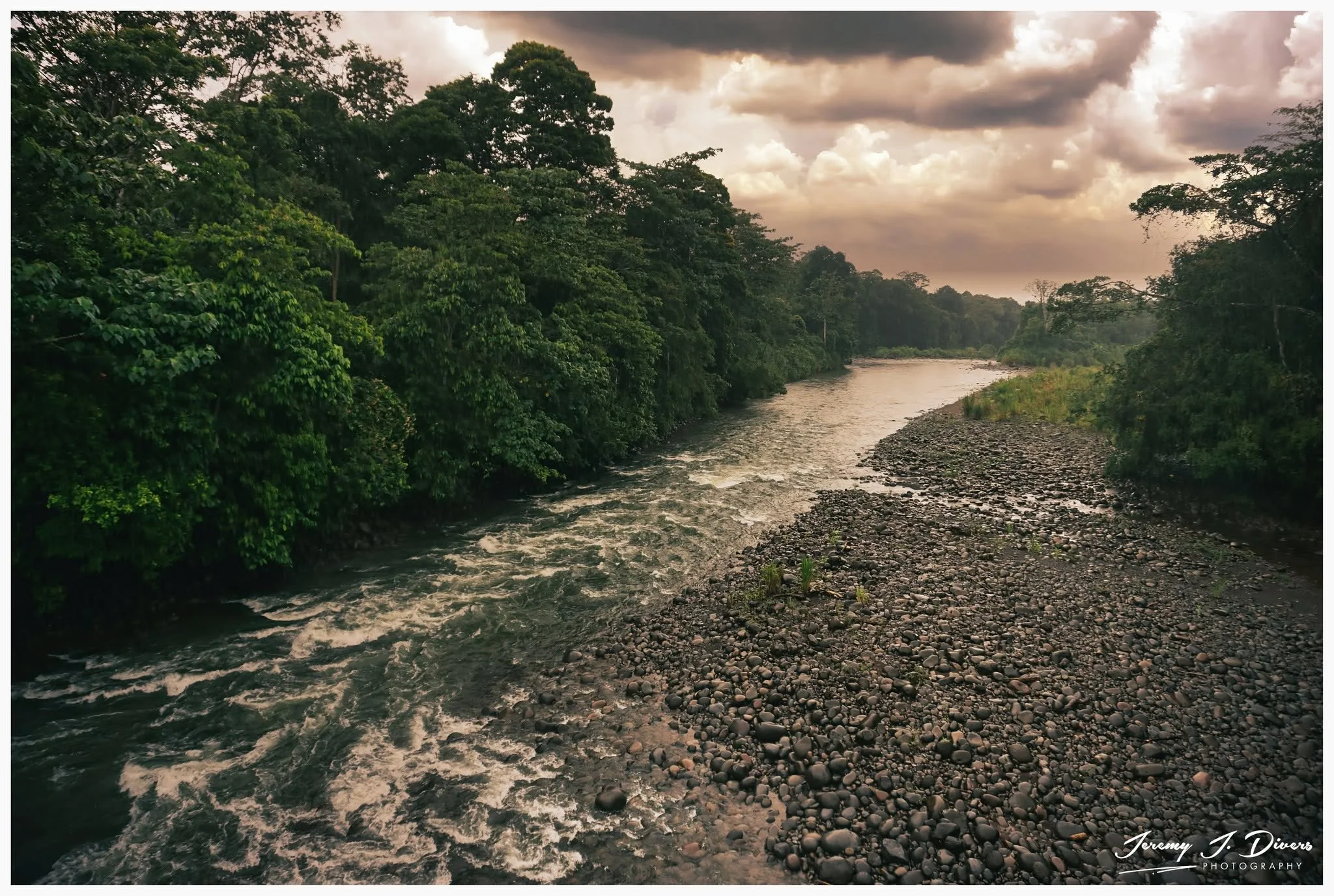 "Stormy Day Along the Hanging Bridge" (B) Tirimbina Biological Reserve, Sarapiquí, Costa Rica
