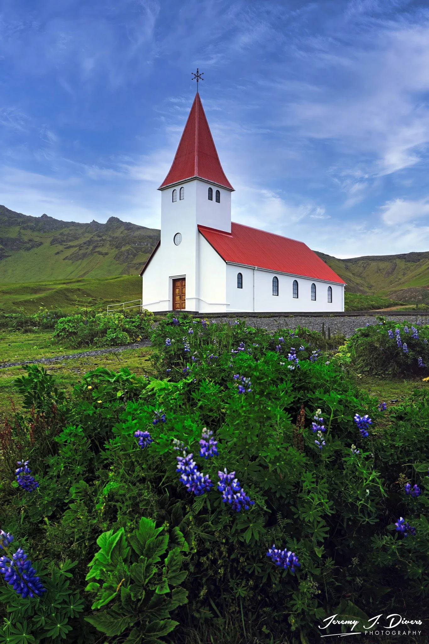 "Vík í Mýrdal Church" Víkurkirkja, Iceland