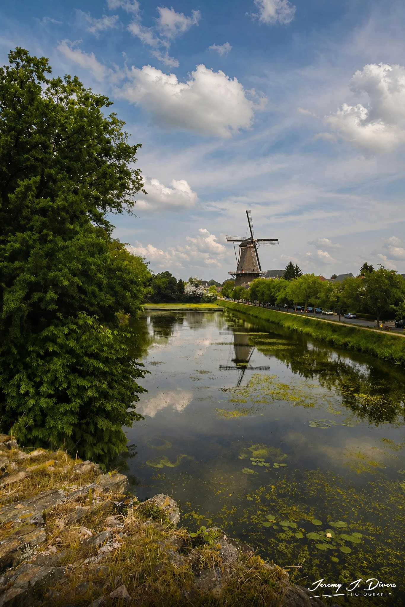 "Reflections of the Old Windmill" Bruges, Belgium
