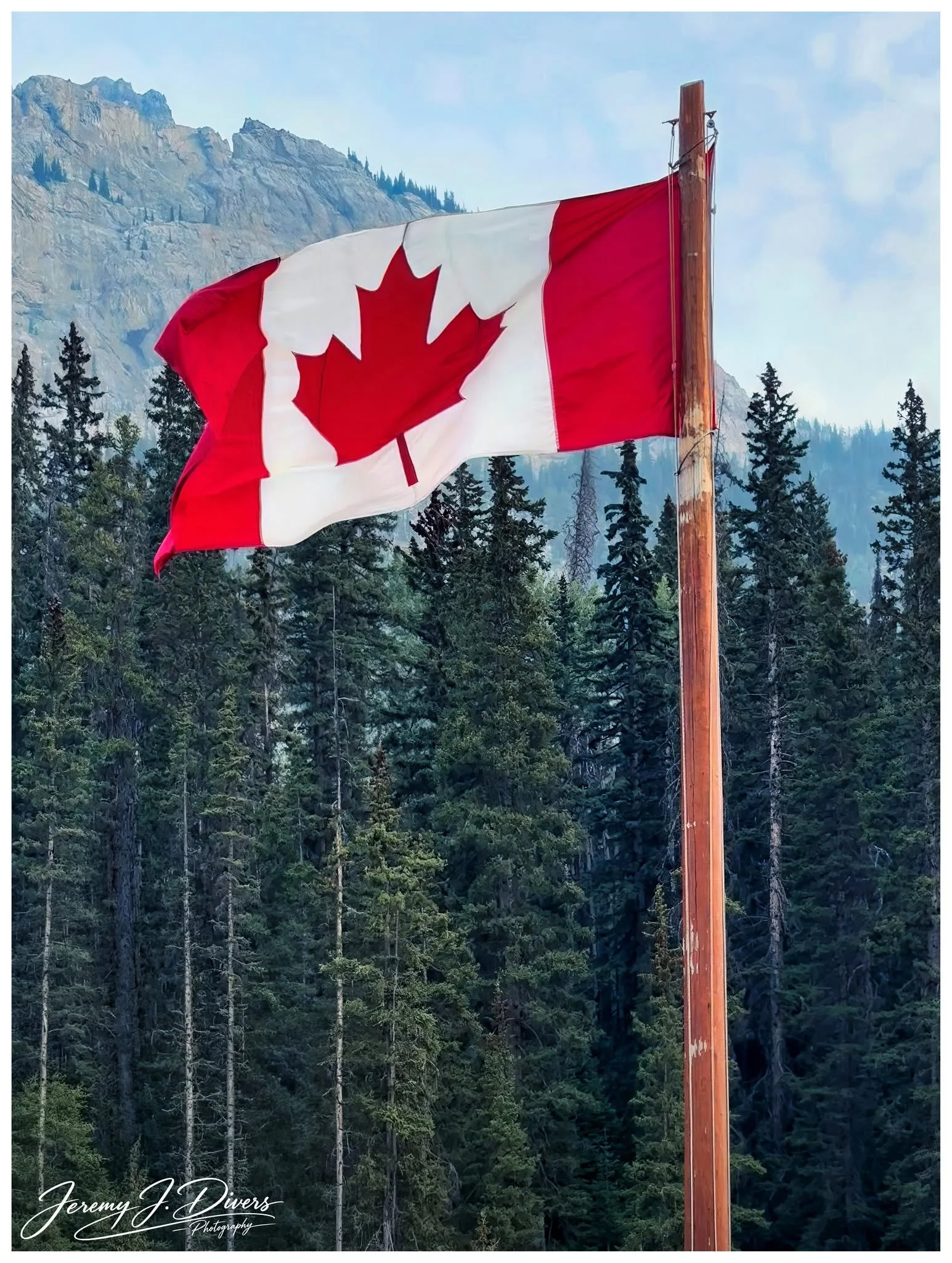 “The Maple and the Mountains” Banff National Park, Alberta, Canada