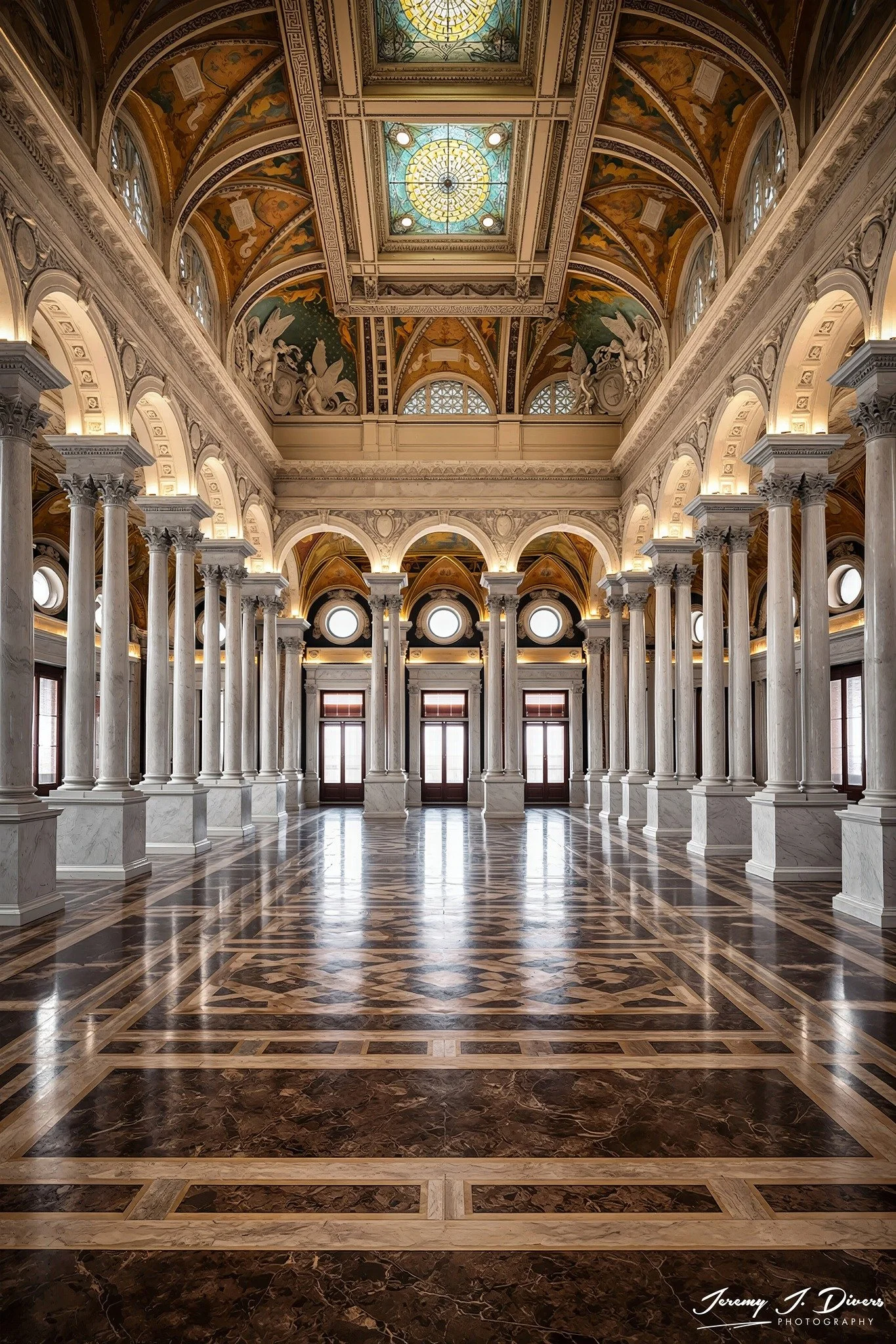 "Interior Library of Congress" Washington DC