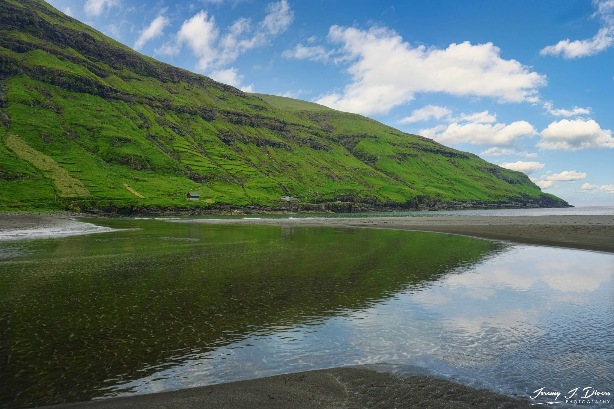 "Still Waters Beneath Emerald Hills" Streymoy, Faroe Islands