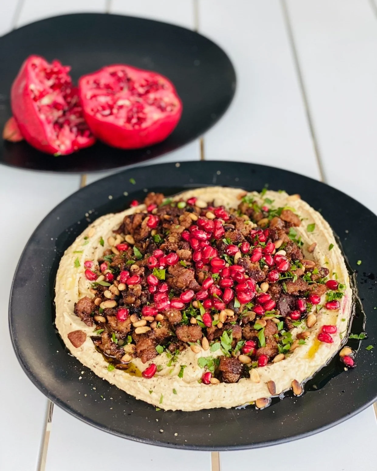 Hummus with Lamb