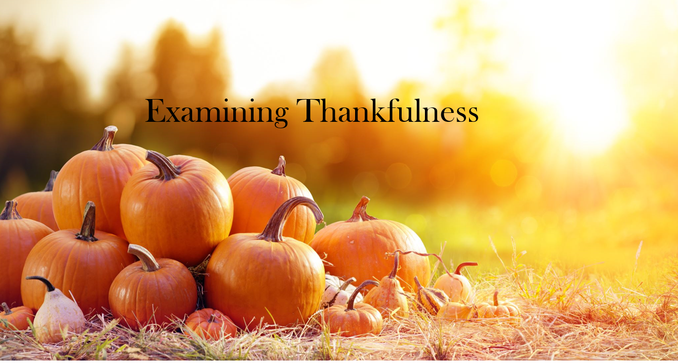 Examining Thankfulness