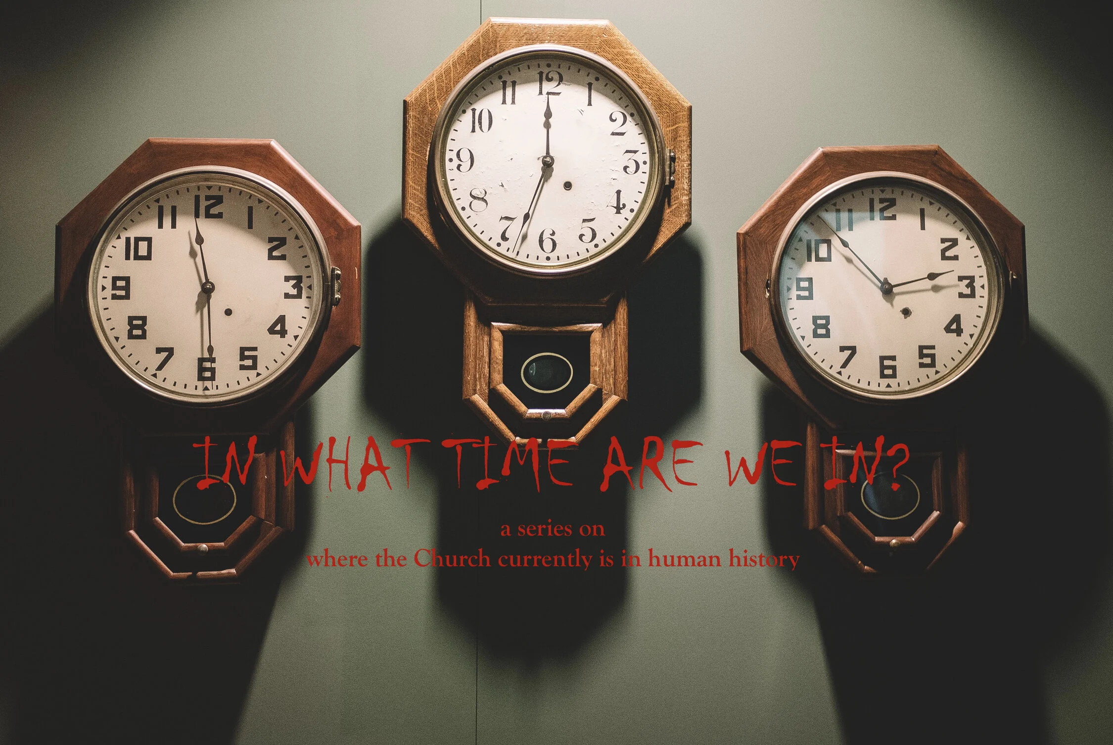 IN WHAT TIME ARE WE IN?