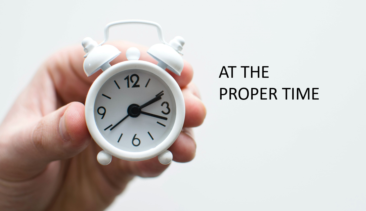 At The Proper Time