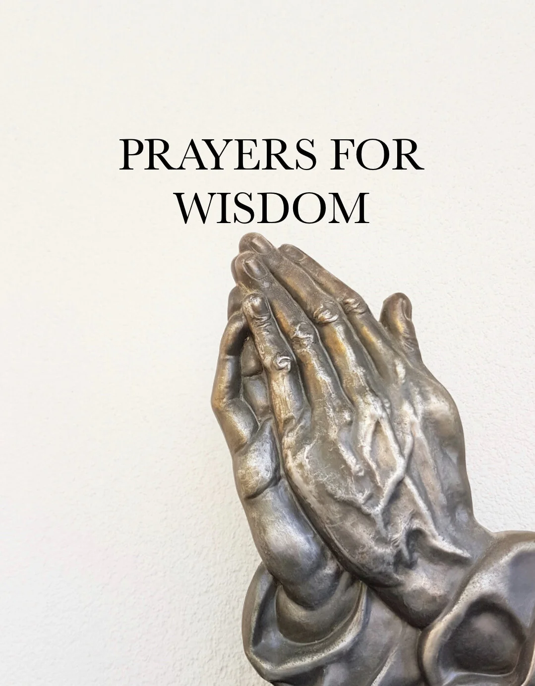 Prayers for Wisdom