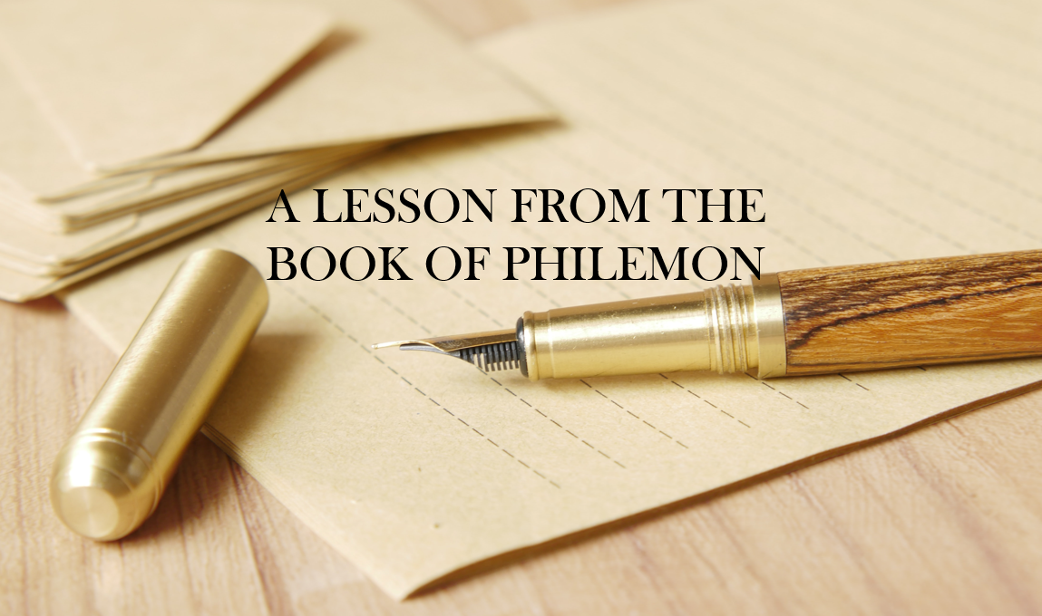 A Lesson From the Book of Philemon