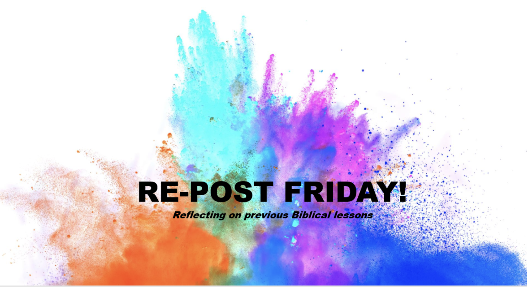 Re-Post Friday!