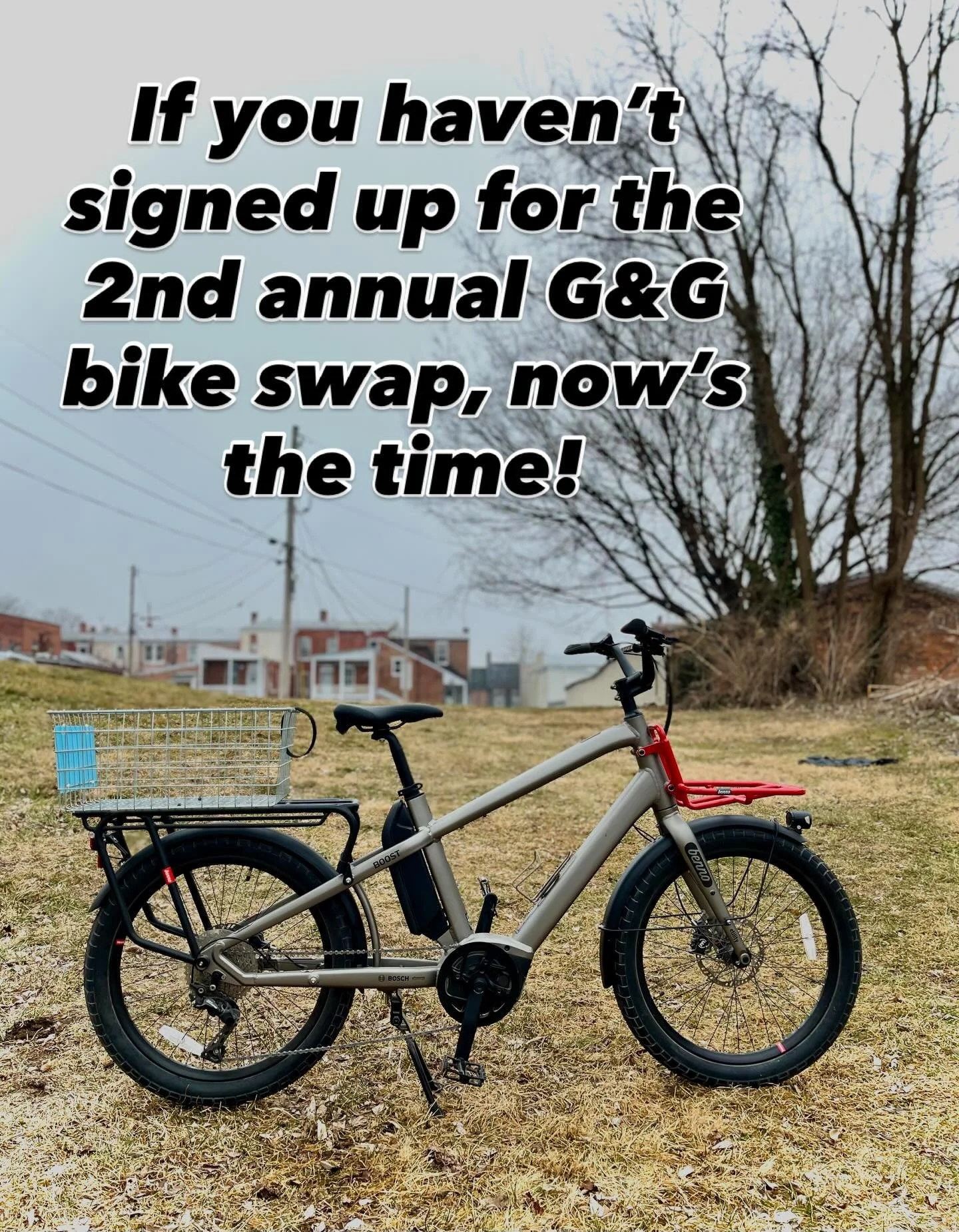 The G&amp;G Bike Swap is on for February 28th from 10 until 3 at the shop. (Rain date is Sunday 3/1). No charge for buyers or browsers.  It&rsquo;s $10 for a table or $5 per bike with all proceeds going to MORE.  Special bonus: @ekibenbaltimore will 