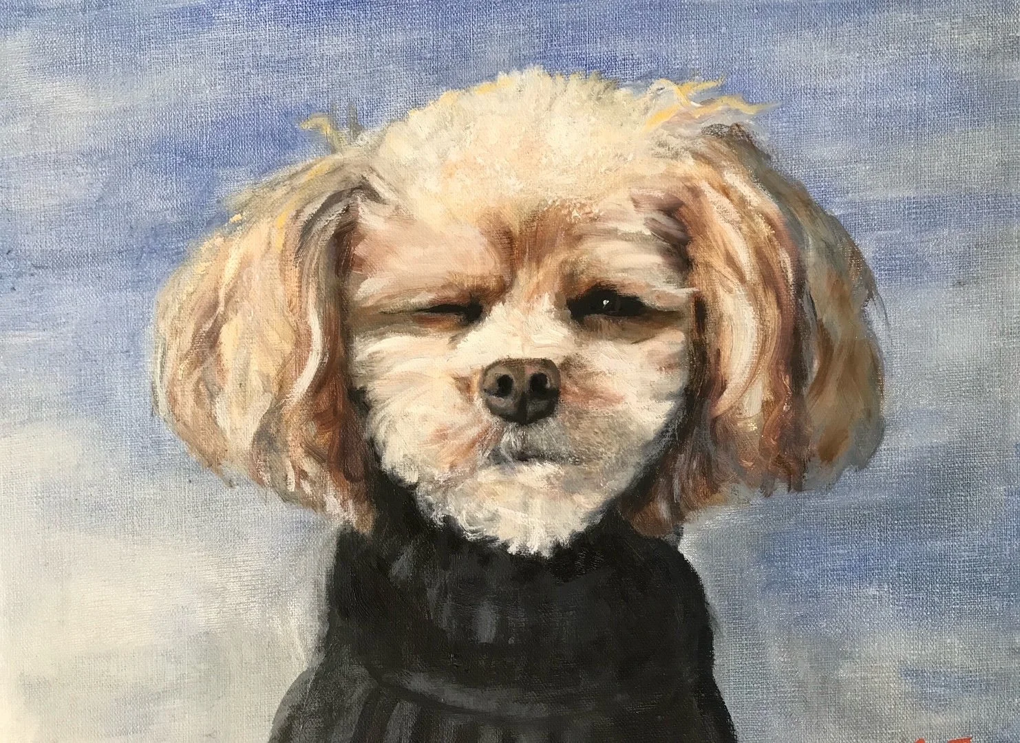 Professor COCO in turtle neck sweater