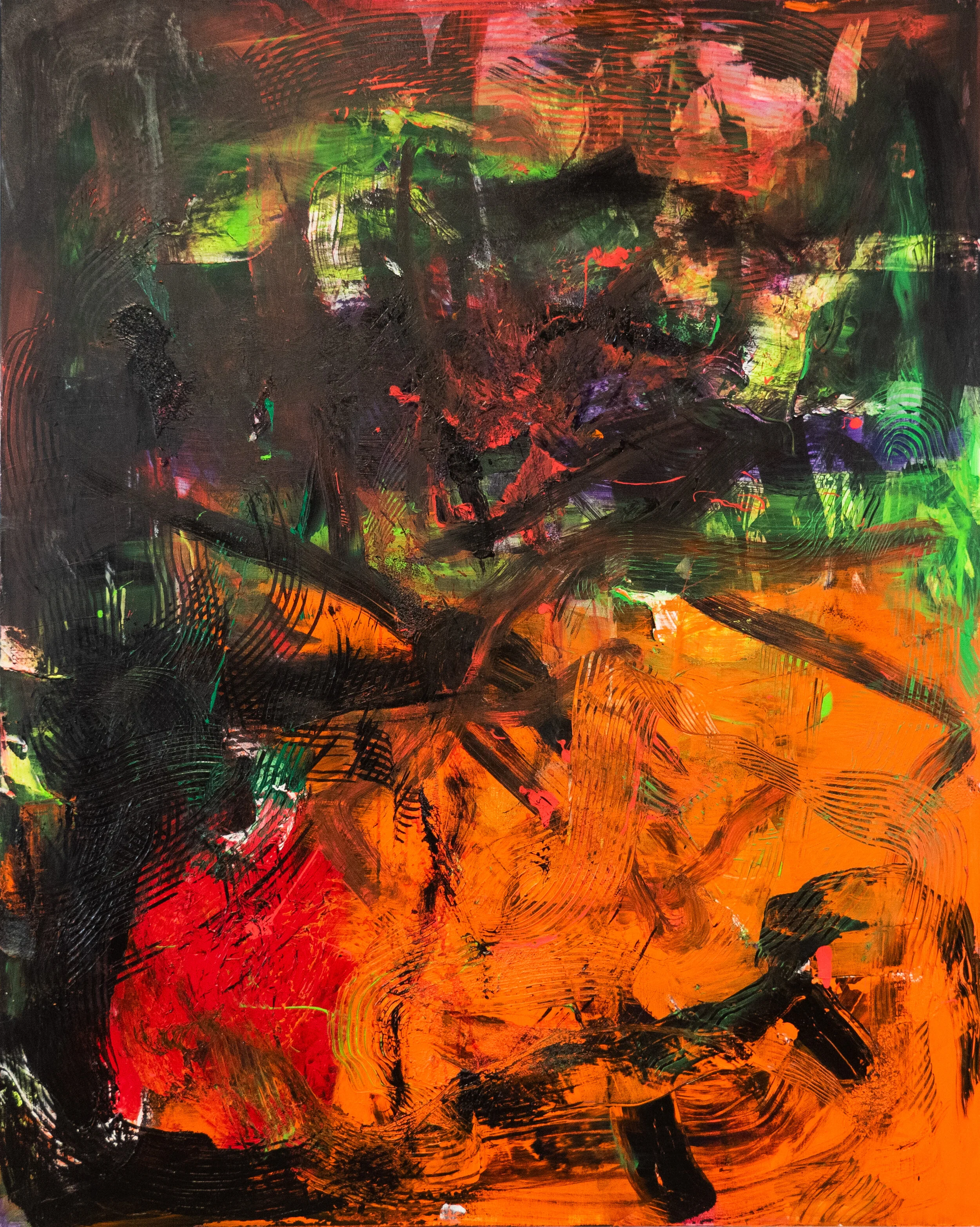 Untitled IVReductive Series Acrylic on Canvas 60“ x 48”2019