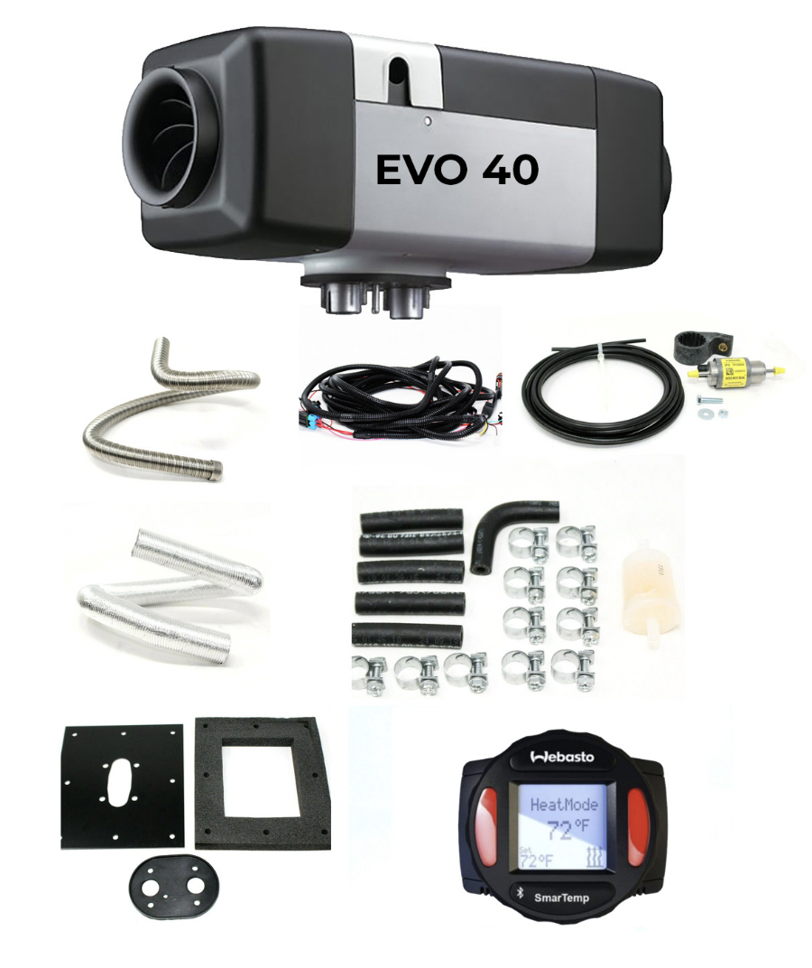 operatør komponist virtuel Webasto Air Top Evo 40 Gas Heater Kit — Moxie Van Co.