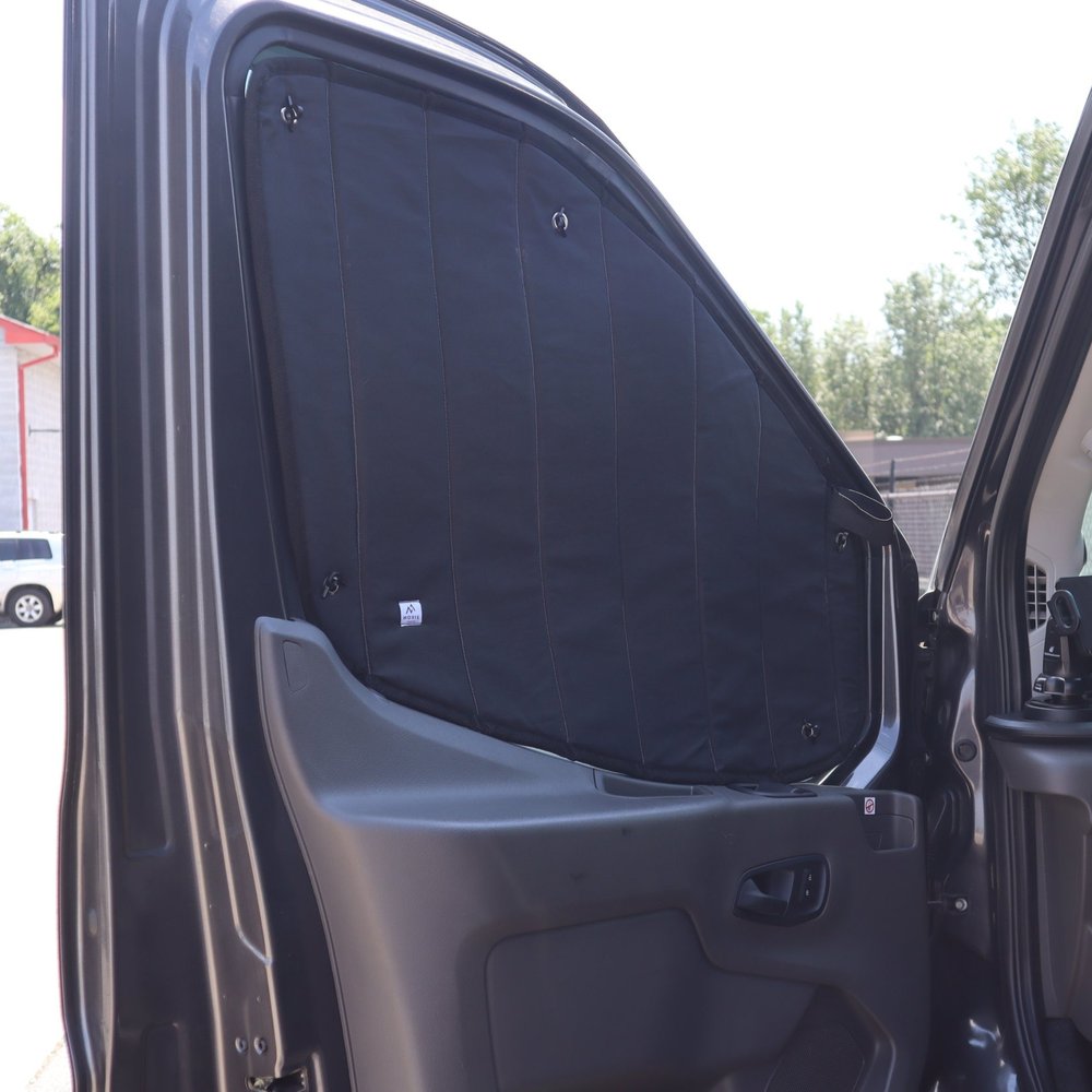 Insulated Windscreen Cover Ford Transit - Black