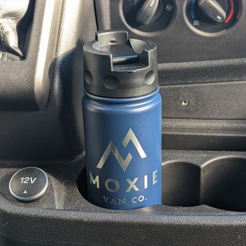 Moxie 16oz Insulated Water Bottle: Stay Hydrated in Style — Moxie Van Co., Campervan Conversions