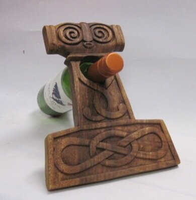 Thors Hammer (Mjolnir) Bottle Stand