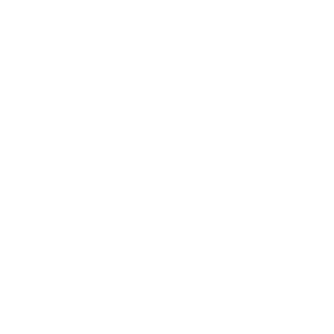 A white heart shape on a black background.
