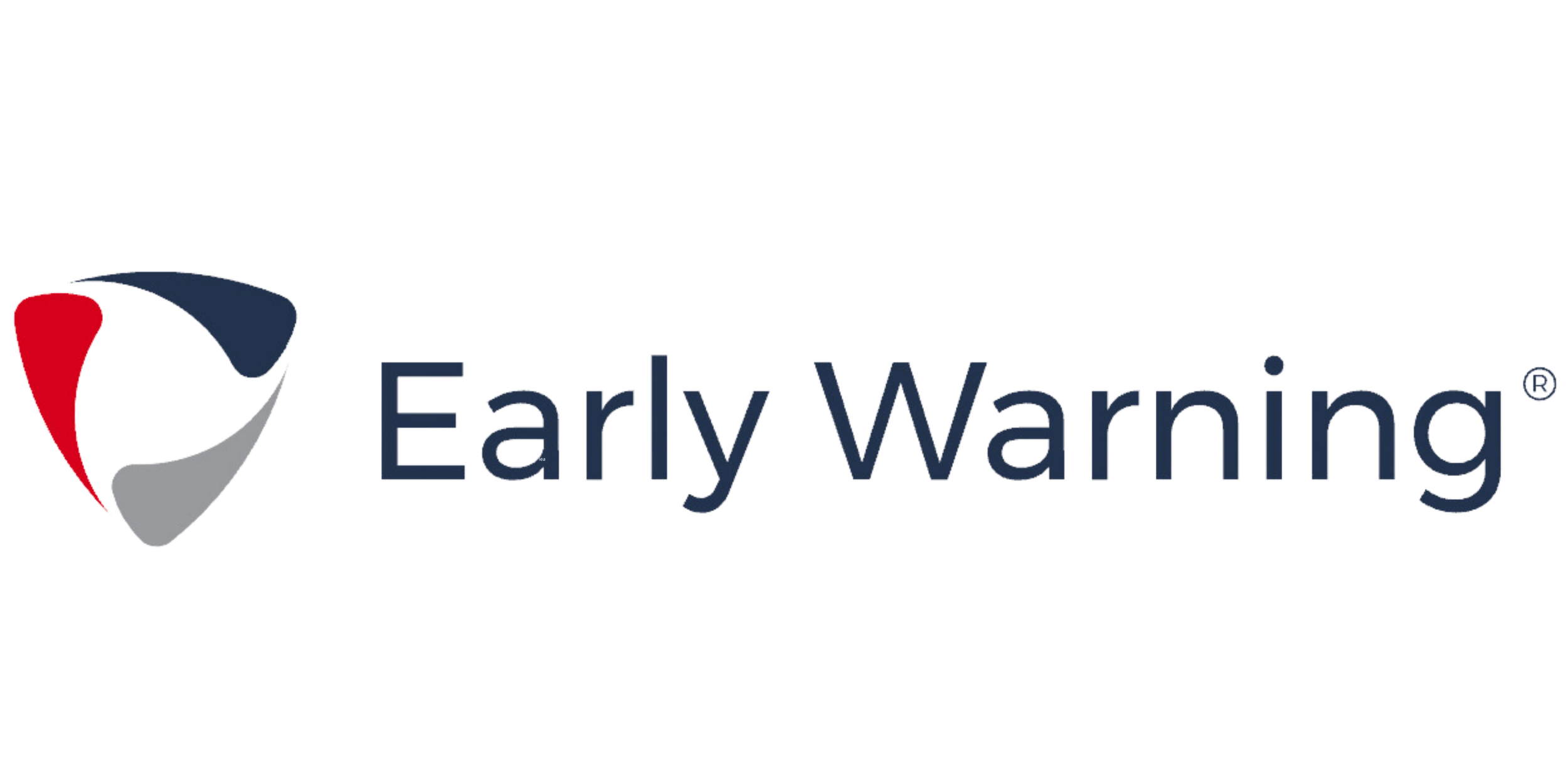 Early Warning logo with stylized shield emblem and the text 'Early Warning' in blue.