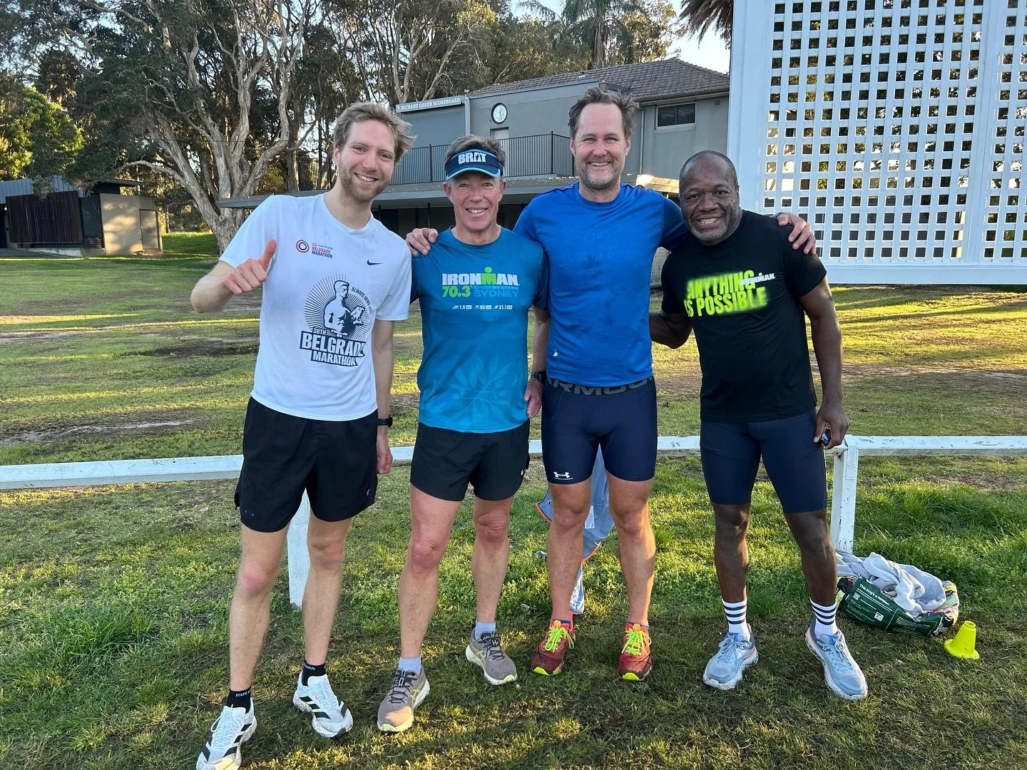 How good is this weather for a Friday track session! 
Perfect way to roll into the weekend 🏃☀️ Great effort from everyone this morning &ndash; awesome energy out there 🙌
