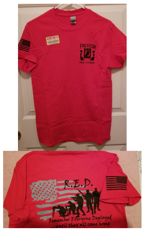 Support T-Shirt (short sleeve) RED