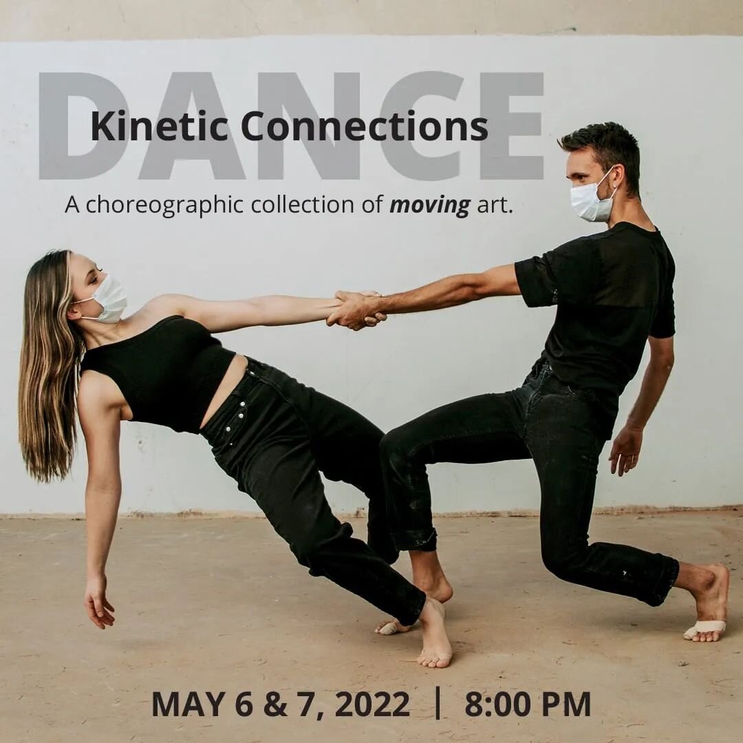 It's time for some amazing dancing! Make sure to visit the link below to register for the livestream OR to reserve in-person tickets 😊

SCC Dance presents...
Kinetic Connections 
May 6 &amp; 7, 2022
8pm
SCC Performing Arts Center

Limited Audi