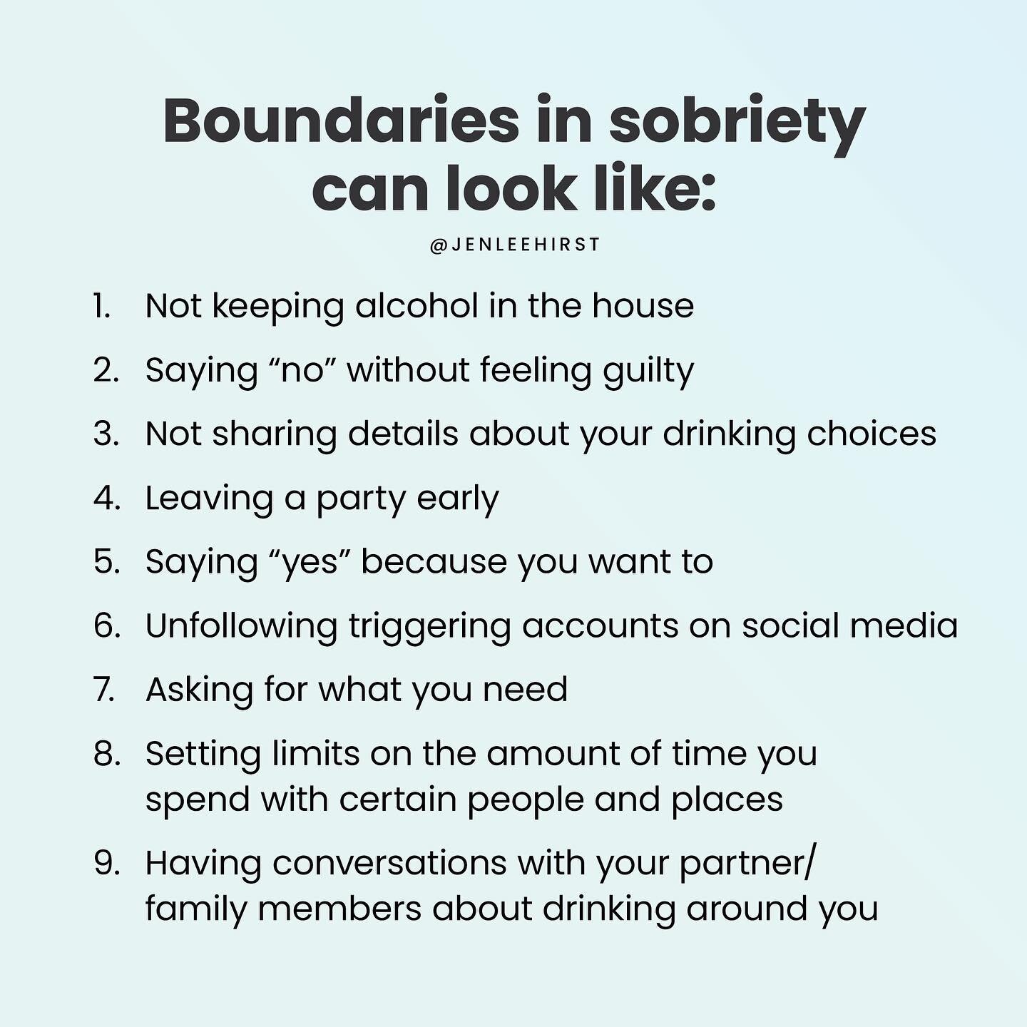 Every personal relationship needs some form of boundaries to be healthy, including friends and family, work, and even with yourself.

If you&rsquo;re newly sober or have been in recovery for some time, chances are you will need to set some boundaries