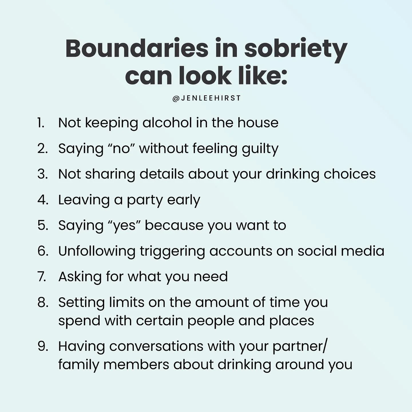 Every personal relationship needs some form of boundaries to be healthy, including friends and family, work, and even with yourself.

If you&rsquo;re newly sober or have been in recovery for some time, chances are you will need to set some boundaries